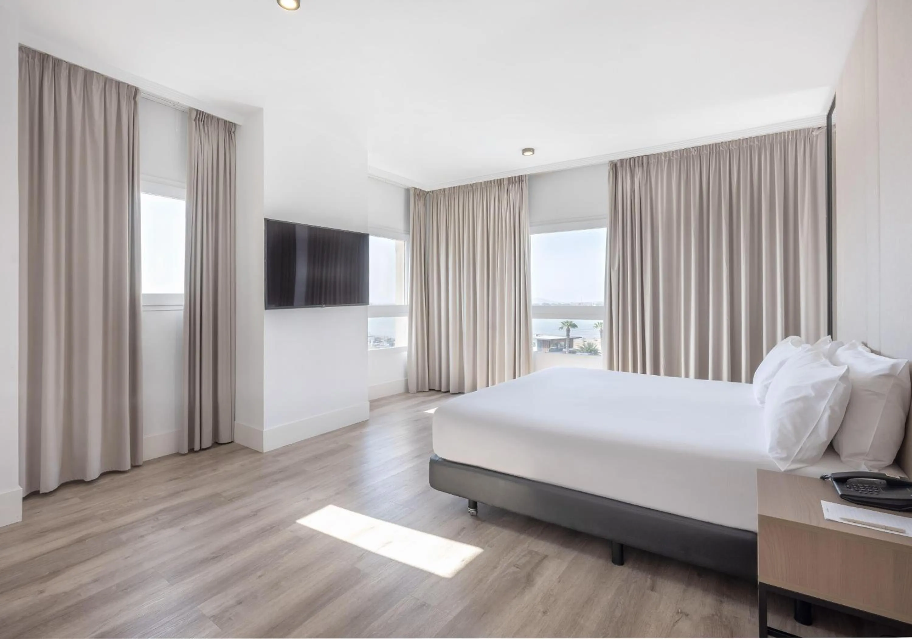 Bedroom, Bed in Hotel Melilla Puerto, Affiliated by Meliá