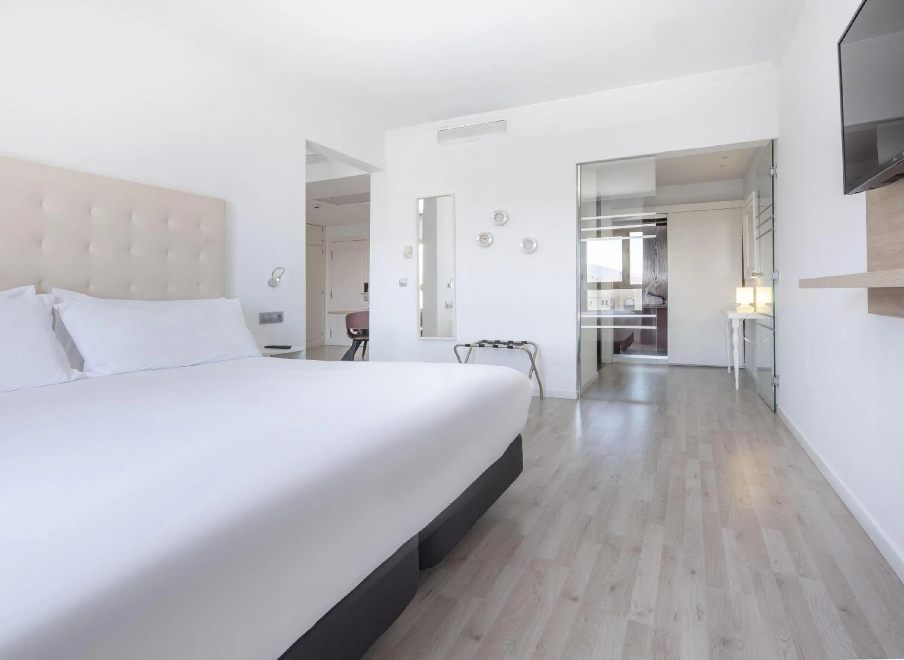 Bedroom, Bed in Hotel Melilla Puerto, Affiliated by Meliá