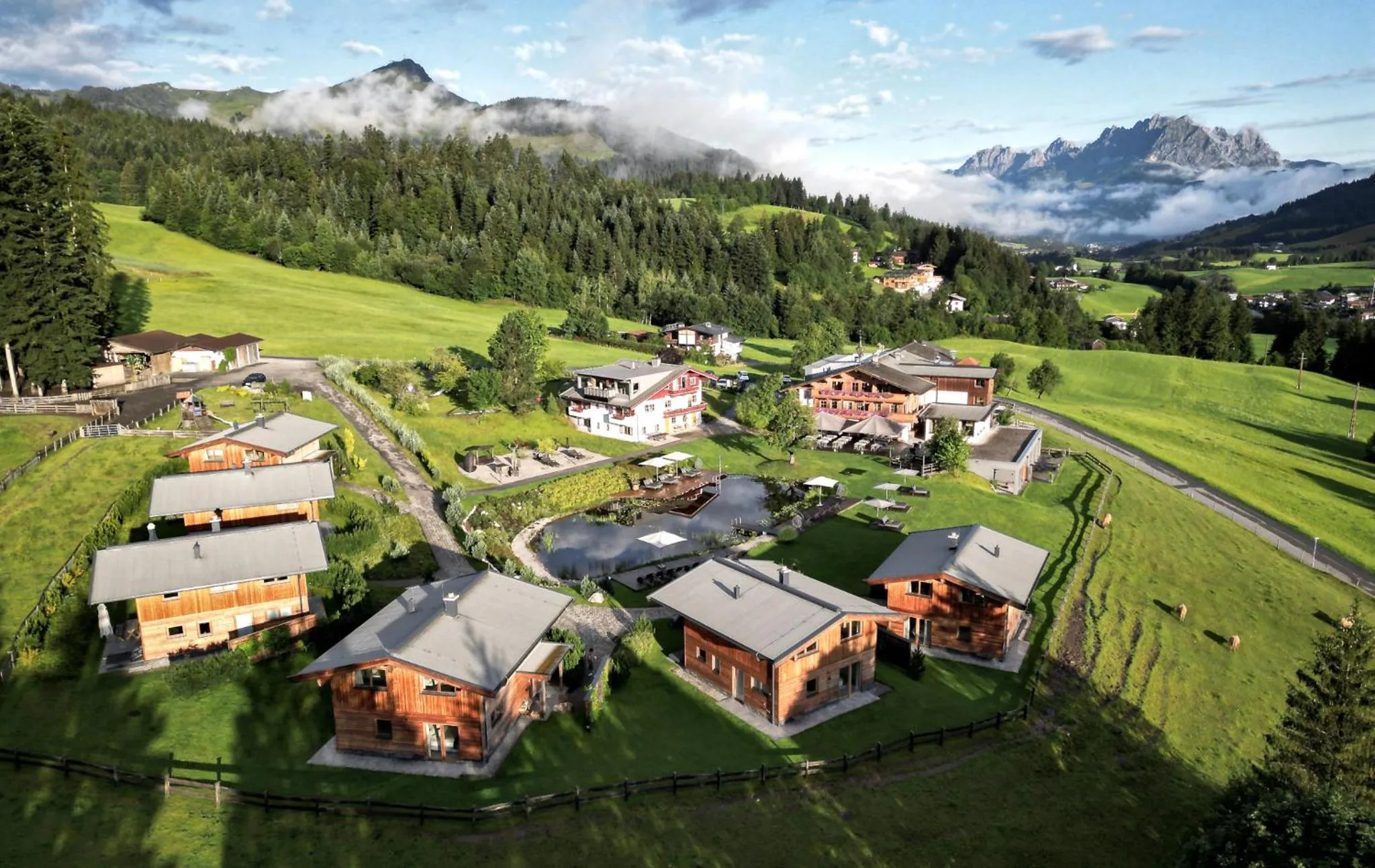 Property building in Farmhotel & Chalets Grosslehen