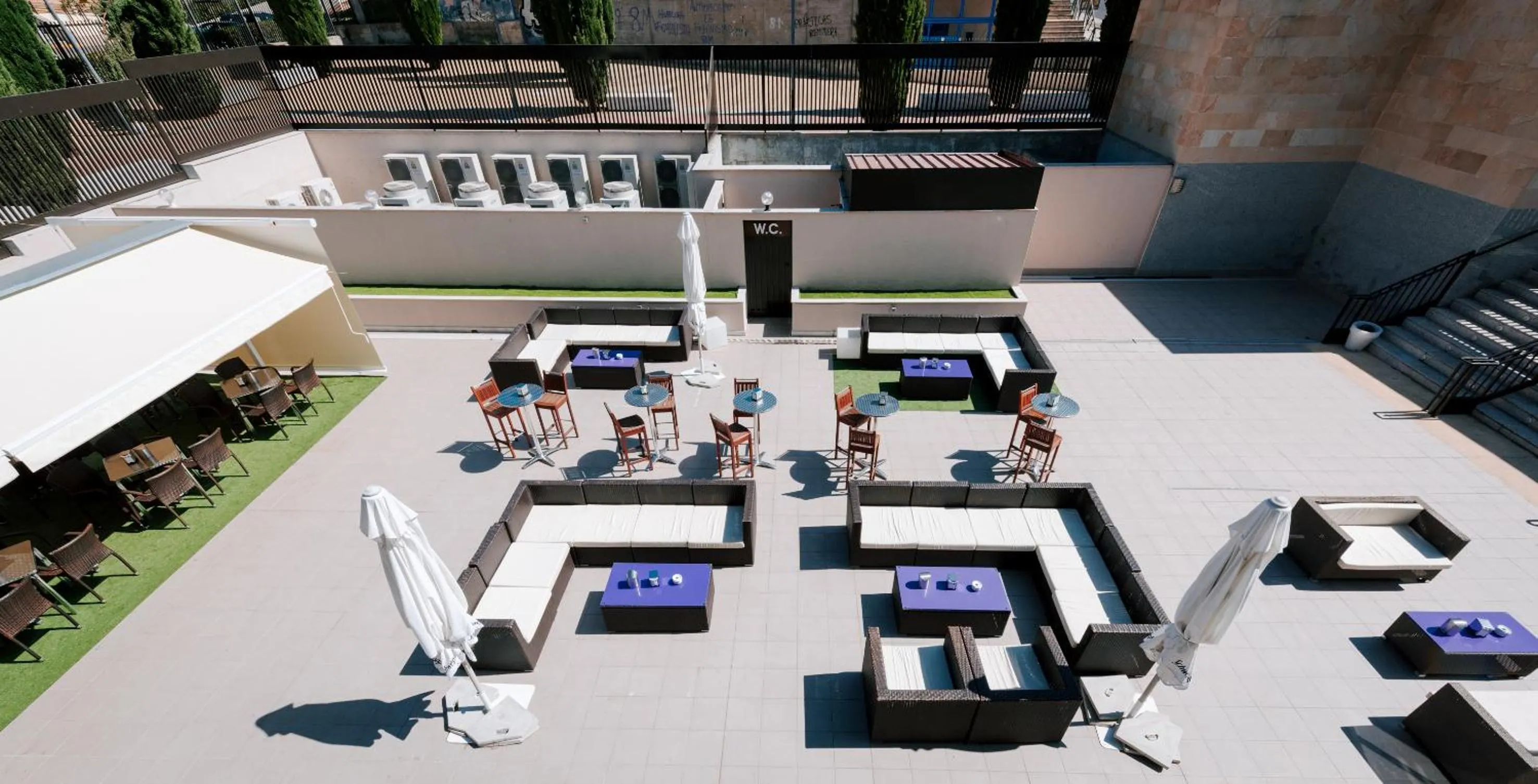 Balcony/Terrace in Zenit Aparthotel Hall 88