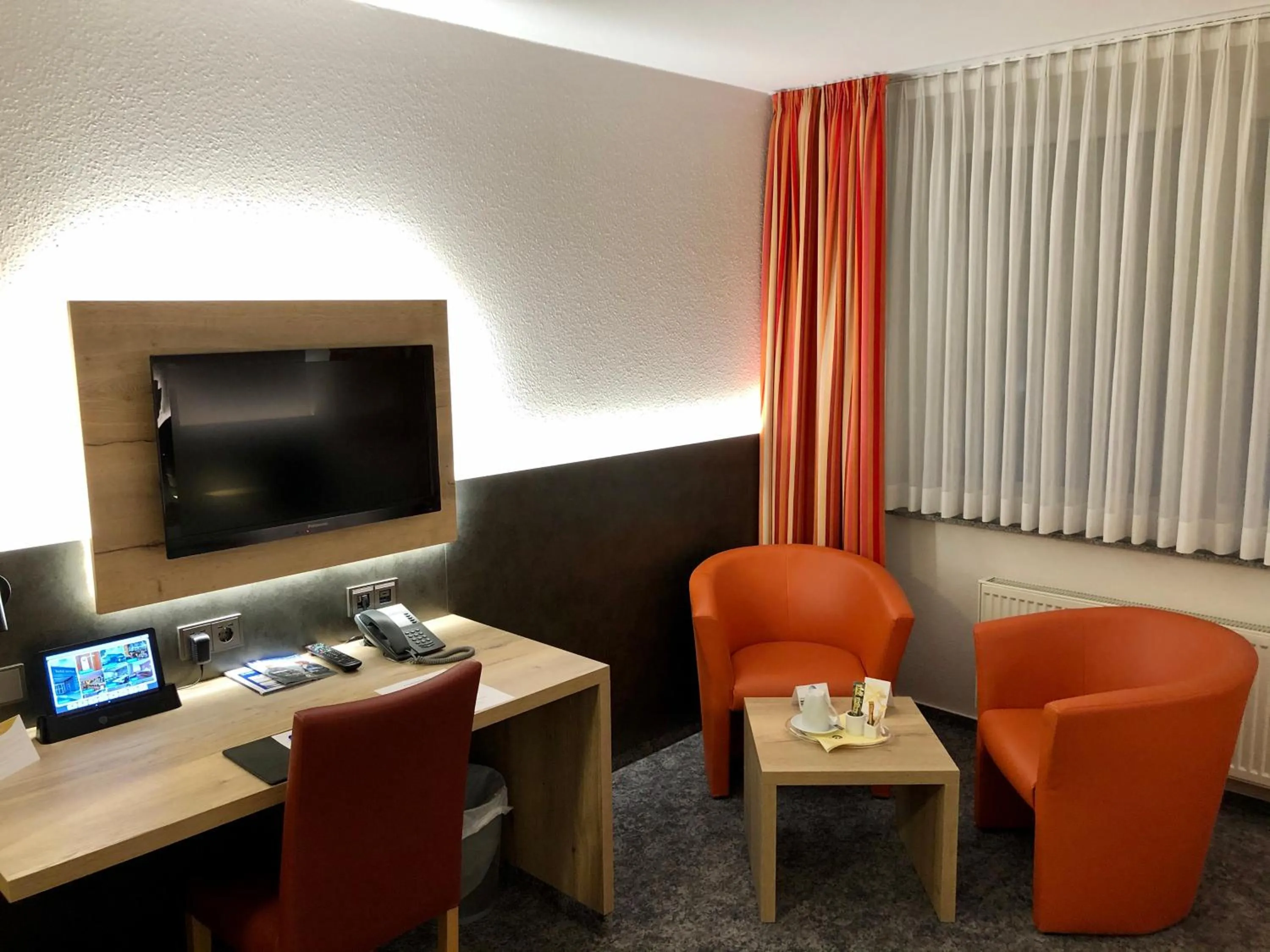 Seating area in Hotel Merkur