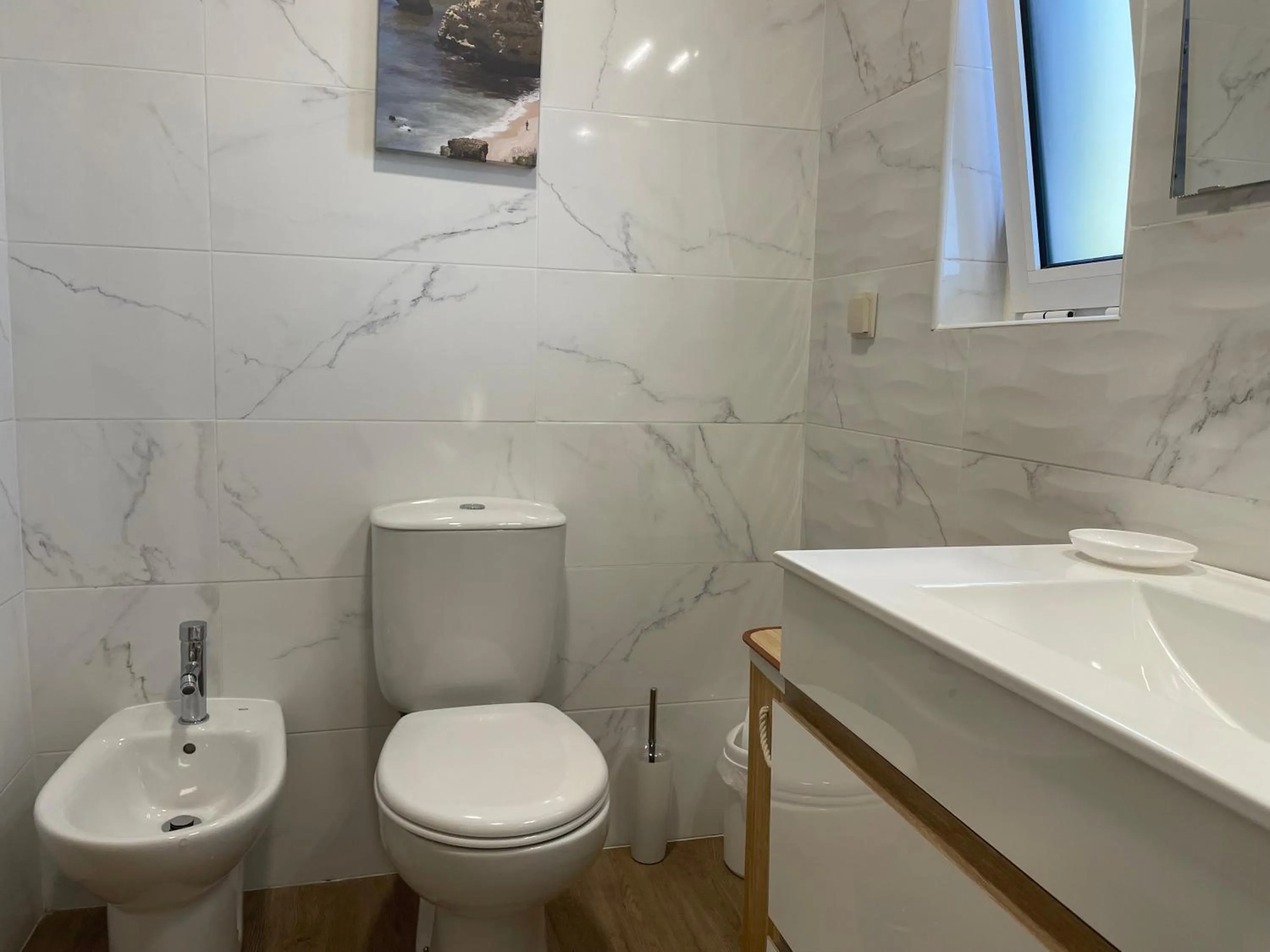 Bathroom in Apartamentos Honorio - Pool and Garden