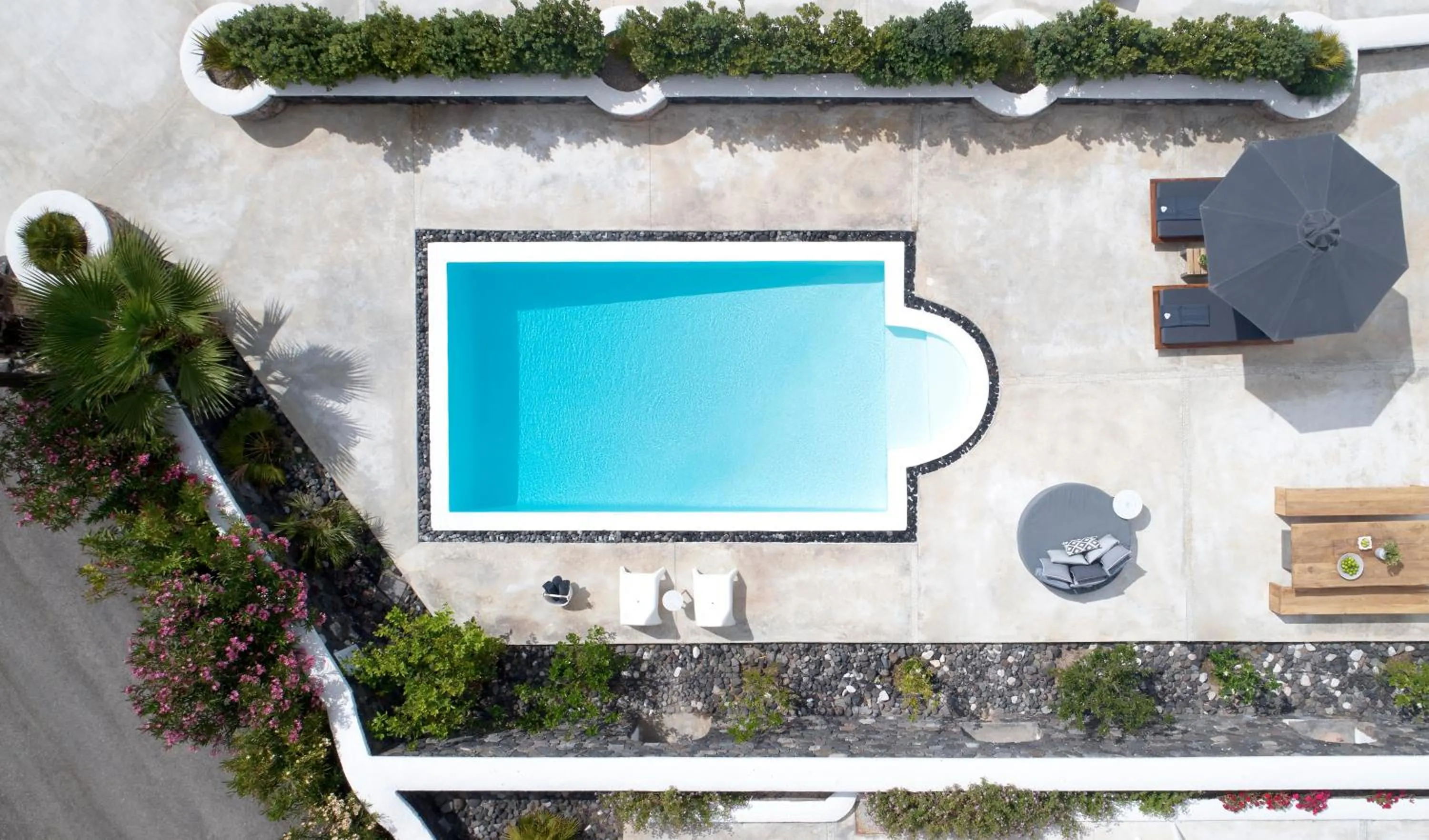 Bird's eye view in Amor Hideaway Villas