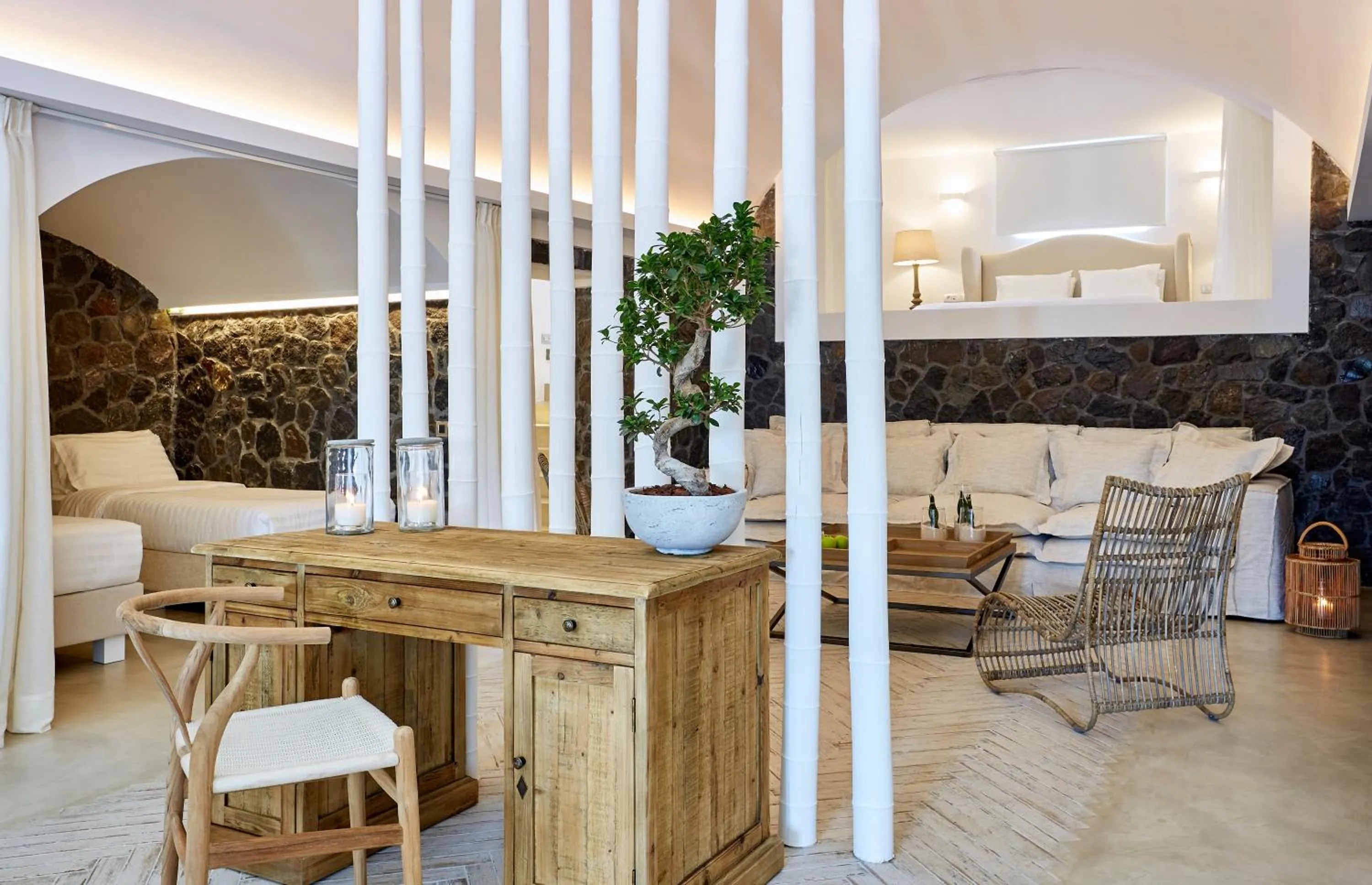 Living room in Amor Hideaway Villas