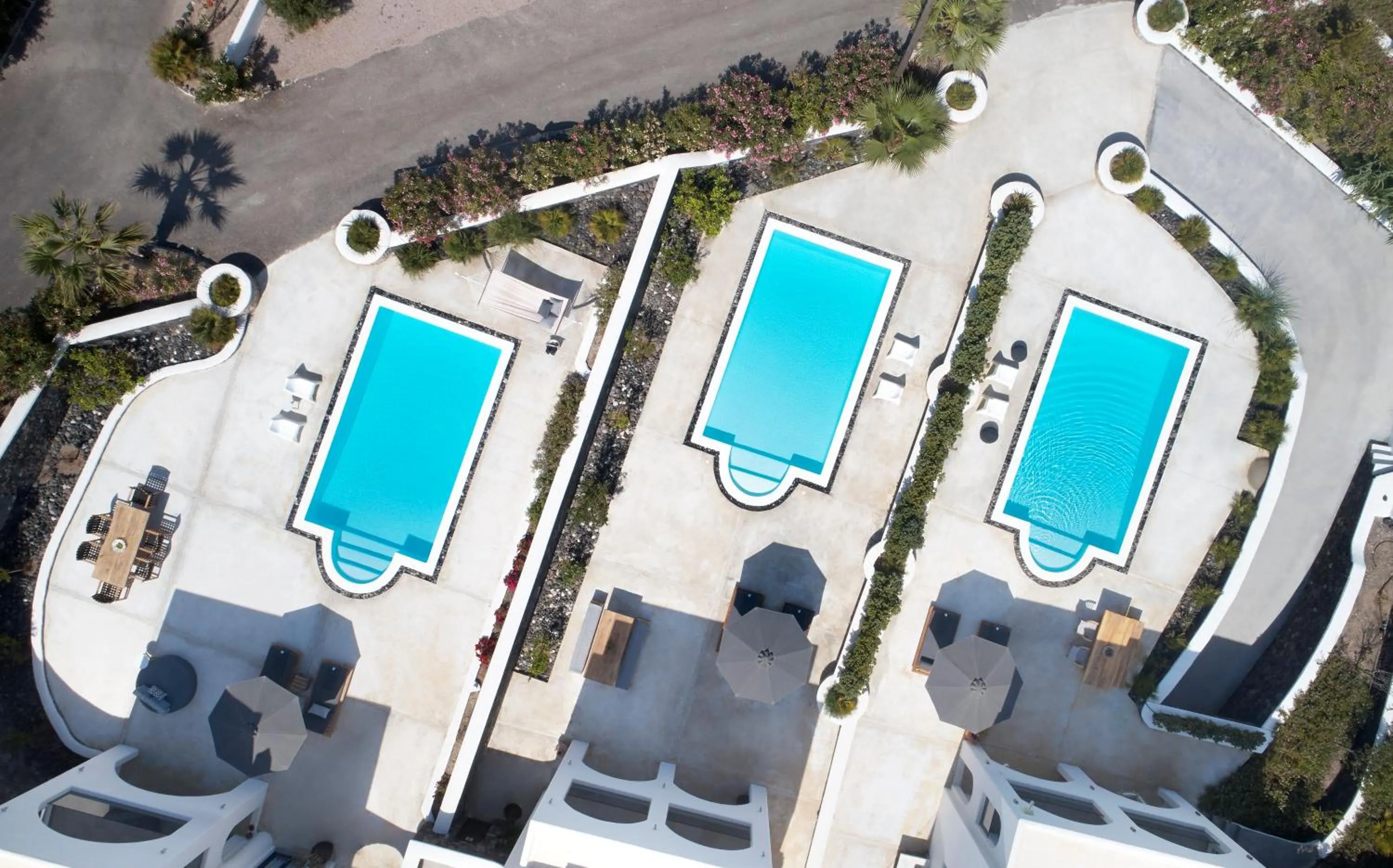 Bird's eye view in Amor Hideaway Villas