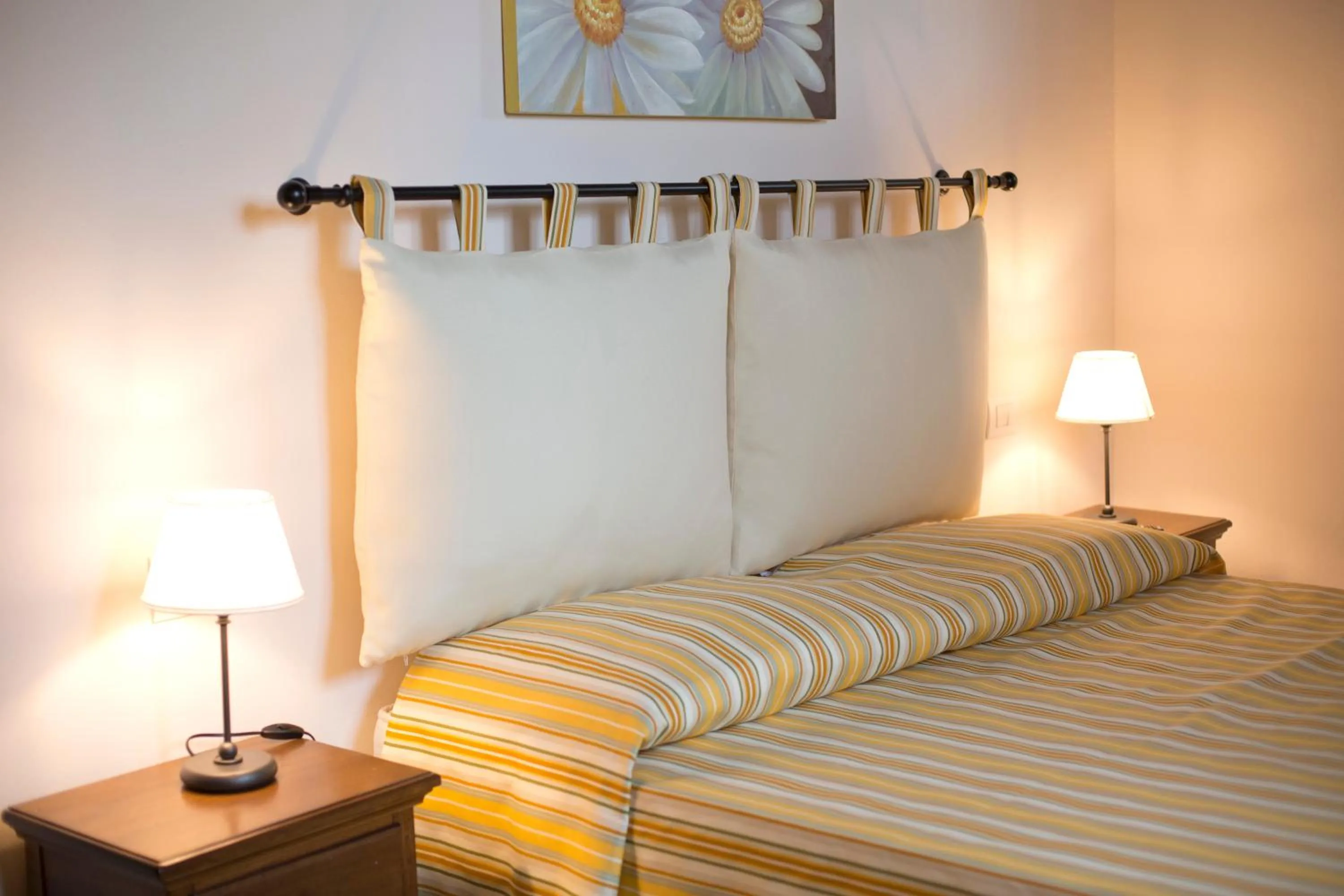 Decorative detail, Bed in Casale San Galgano