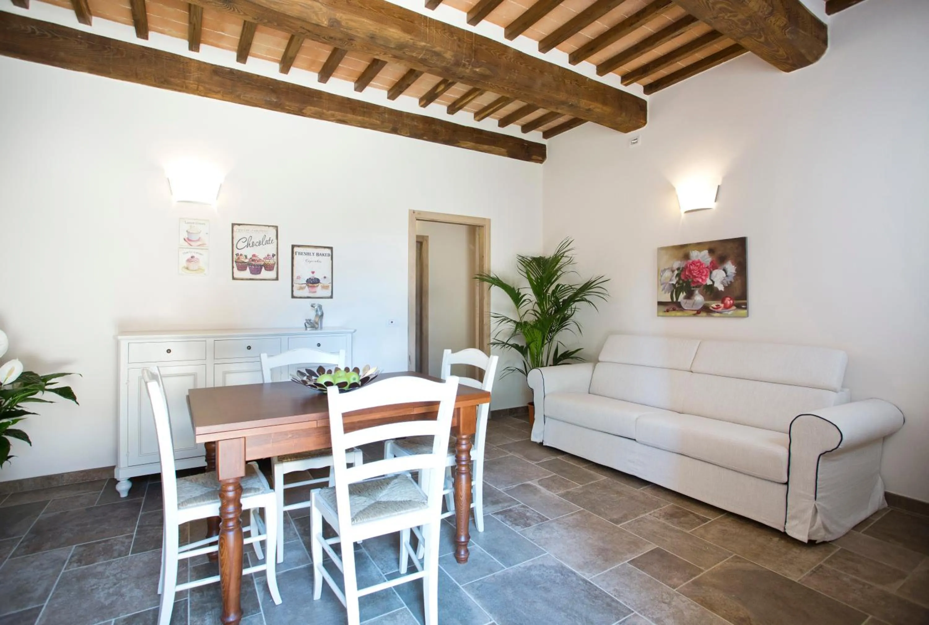 Living room in Casale San Galgano
