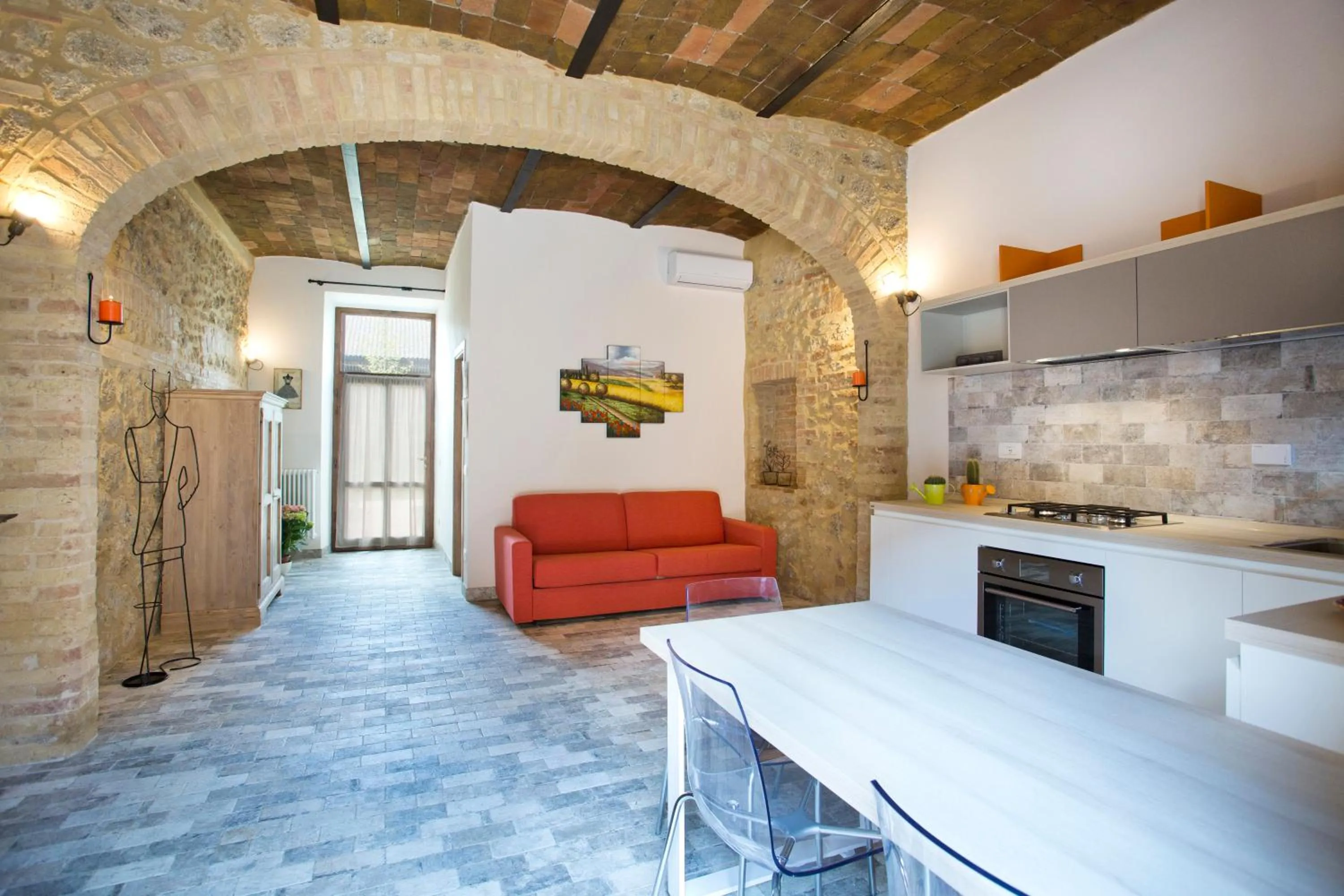Seating area in Casale San Galgano
