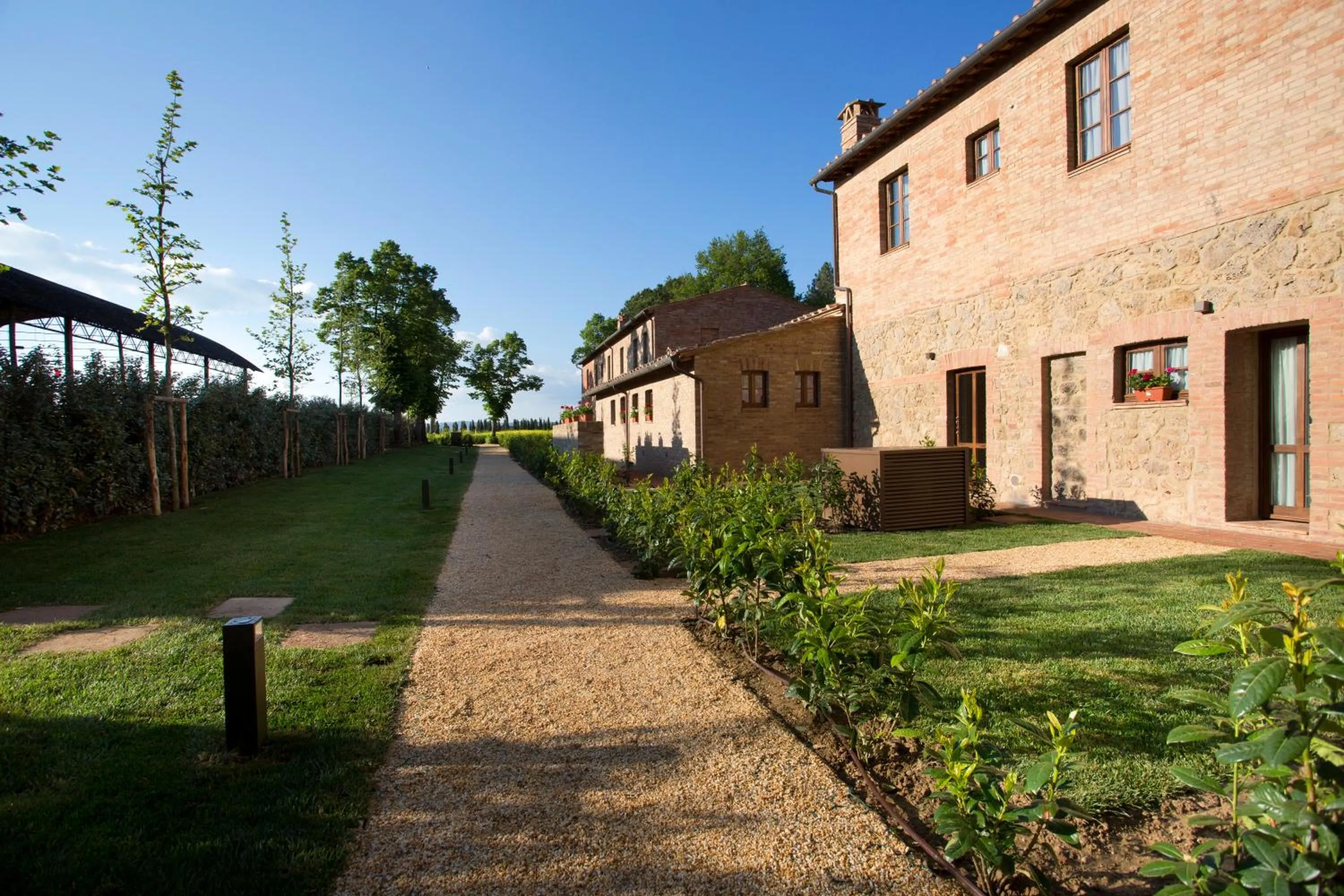 Garden view in Casale San Galgano
