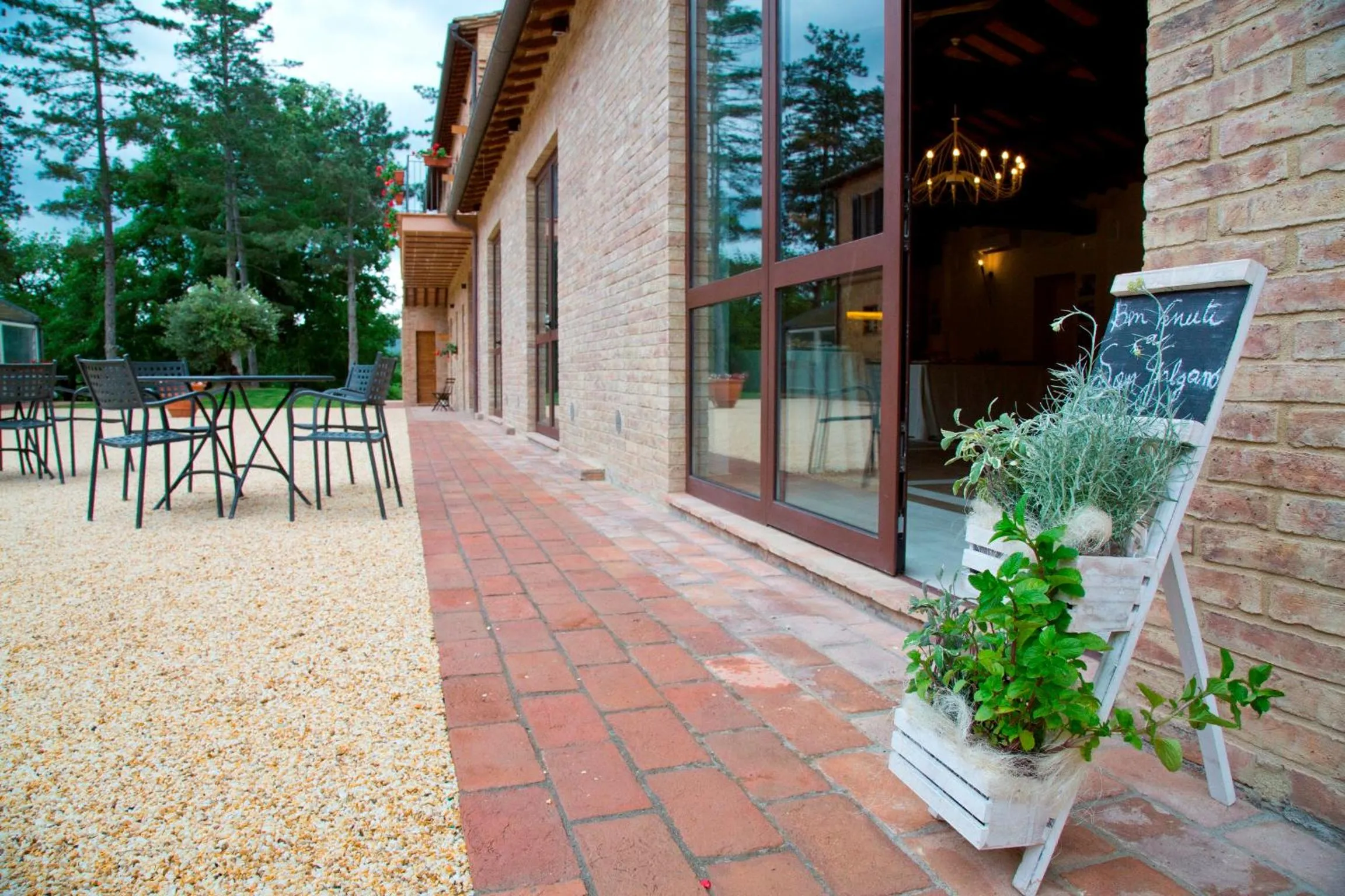 Decorative detail in Casale San Galgano