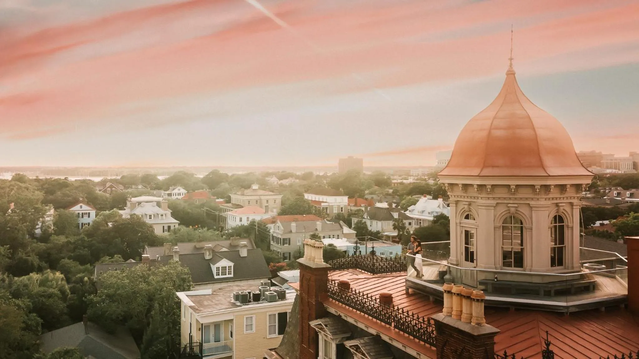 Bird's eye view in Wentworth Mansion