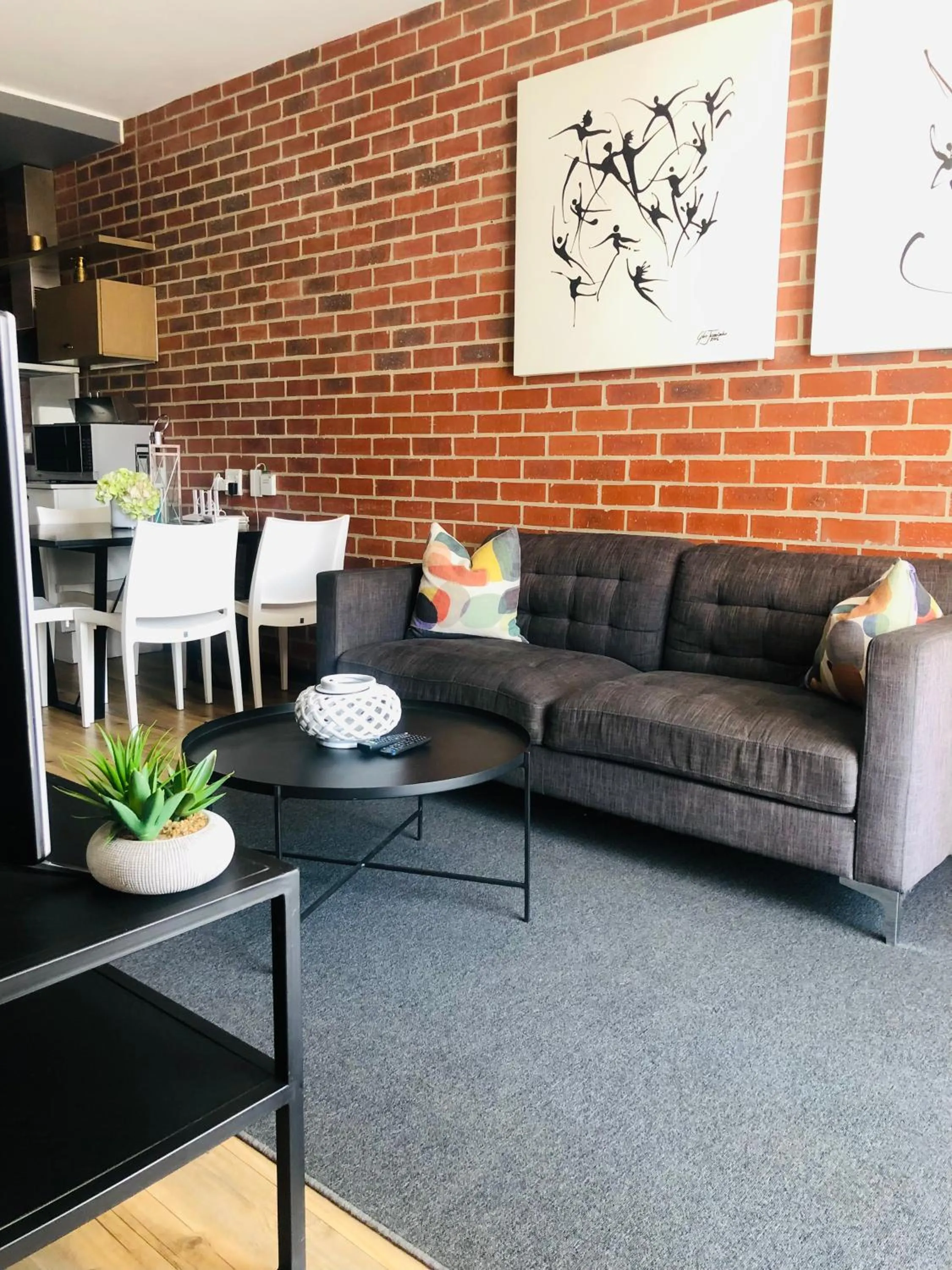 Living room in CAG The Vantage Rosebank