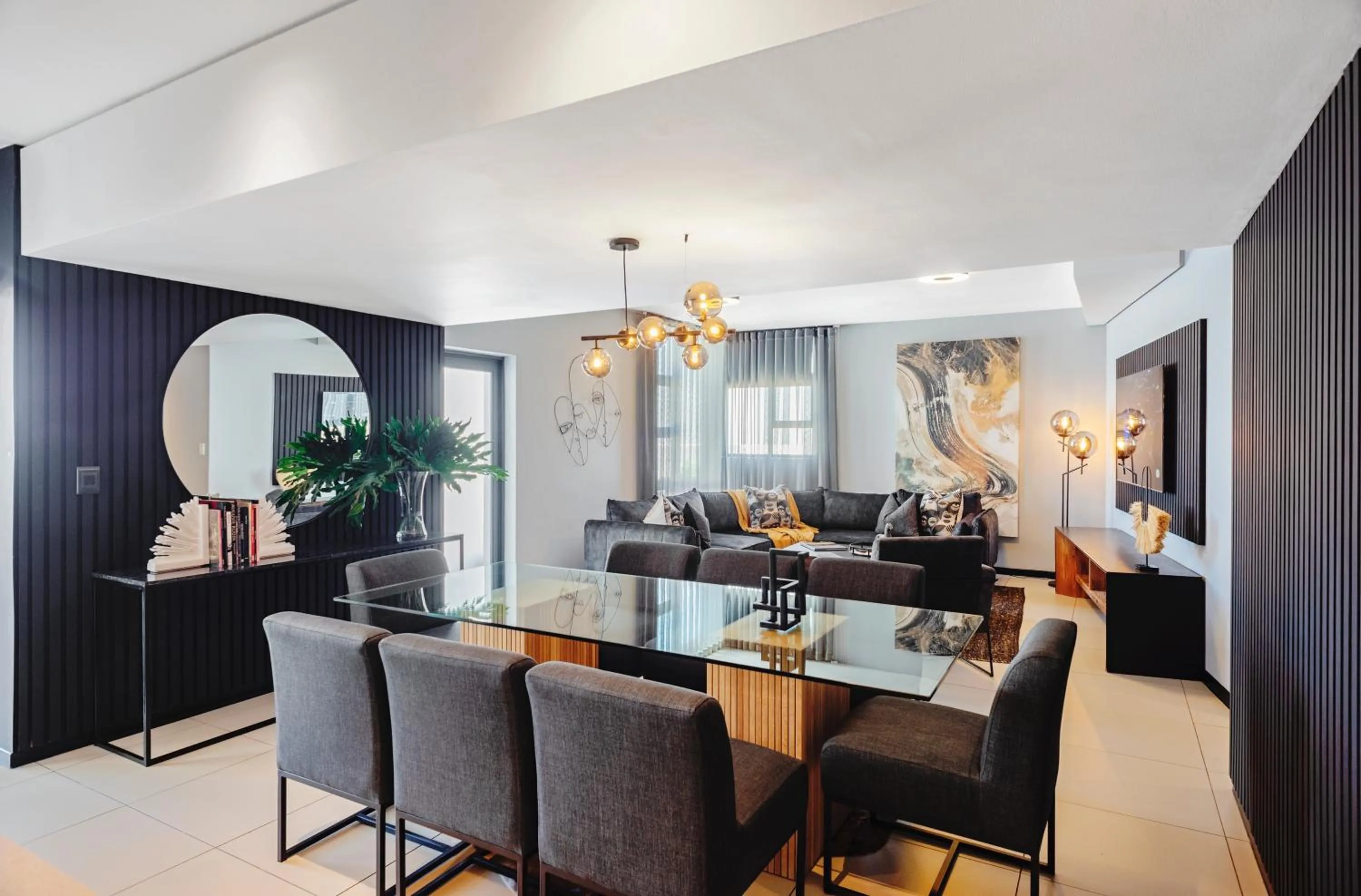 Dining area in CAG The Vantage Rosebank