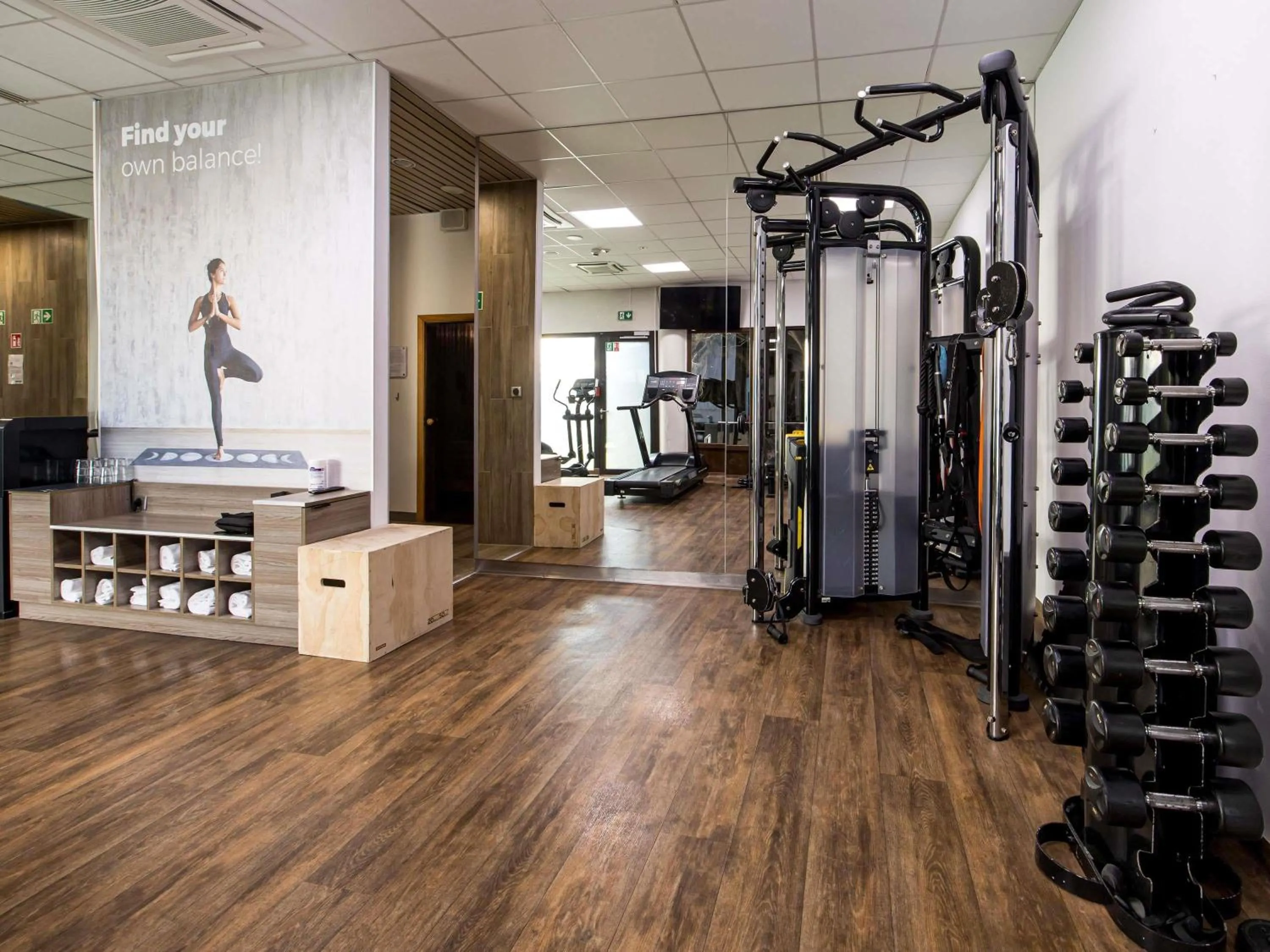 Fitness centre/facilities in Novotel Wrocław Centrum