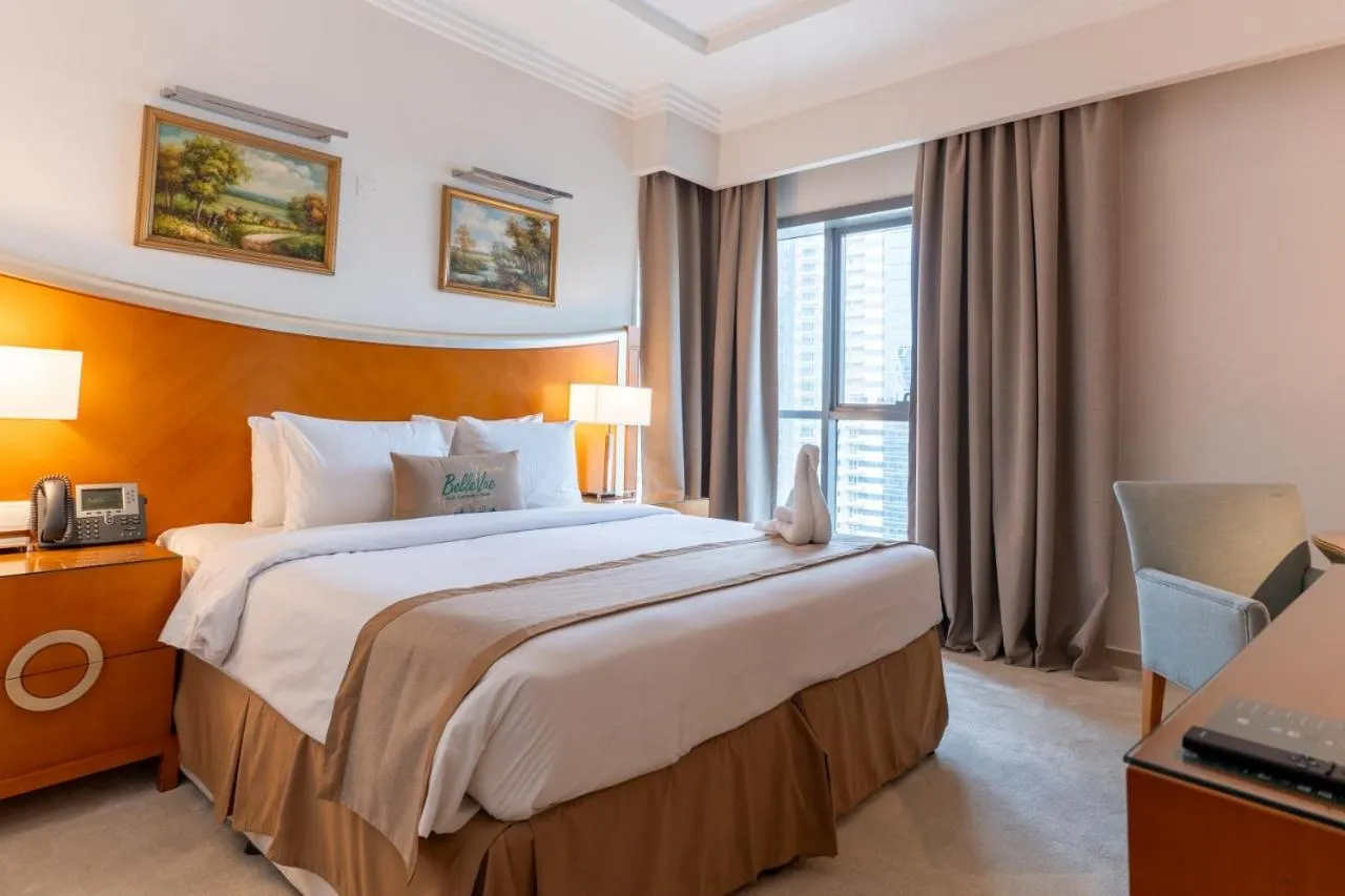 Photo of the whole room, Bed in Grand Bellevue Hotel Apartment Dubai