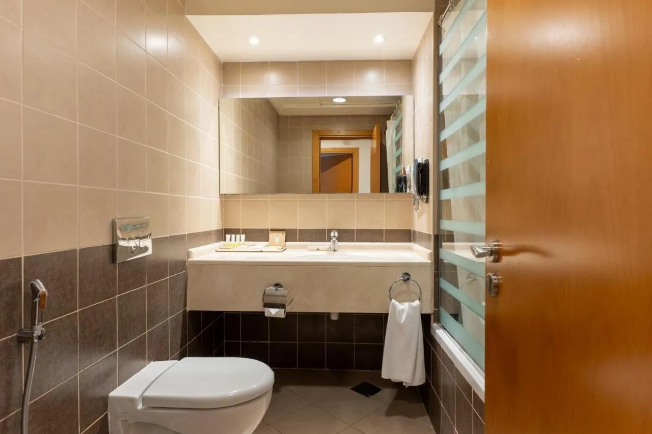 Bathroom in Grand Bellevue Hotel Apartment Dubai