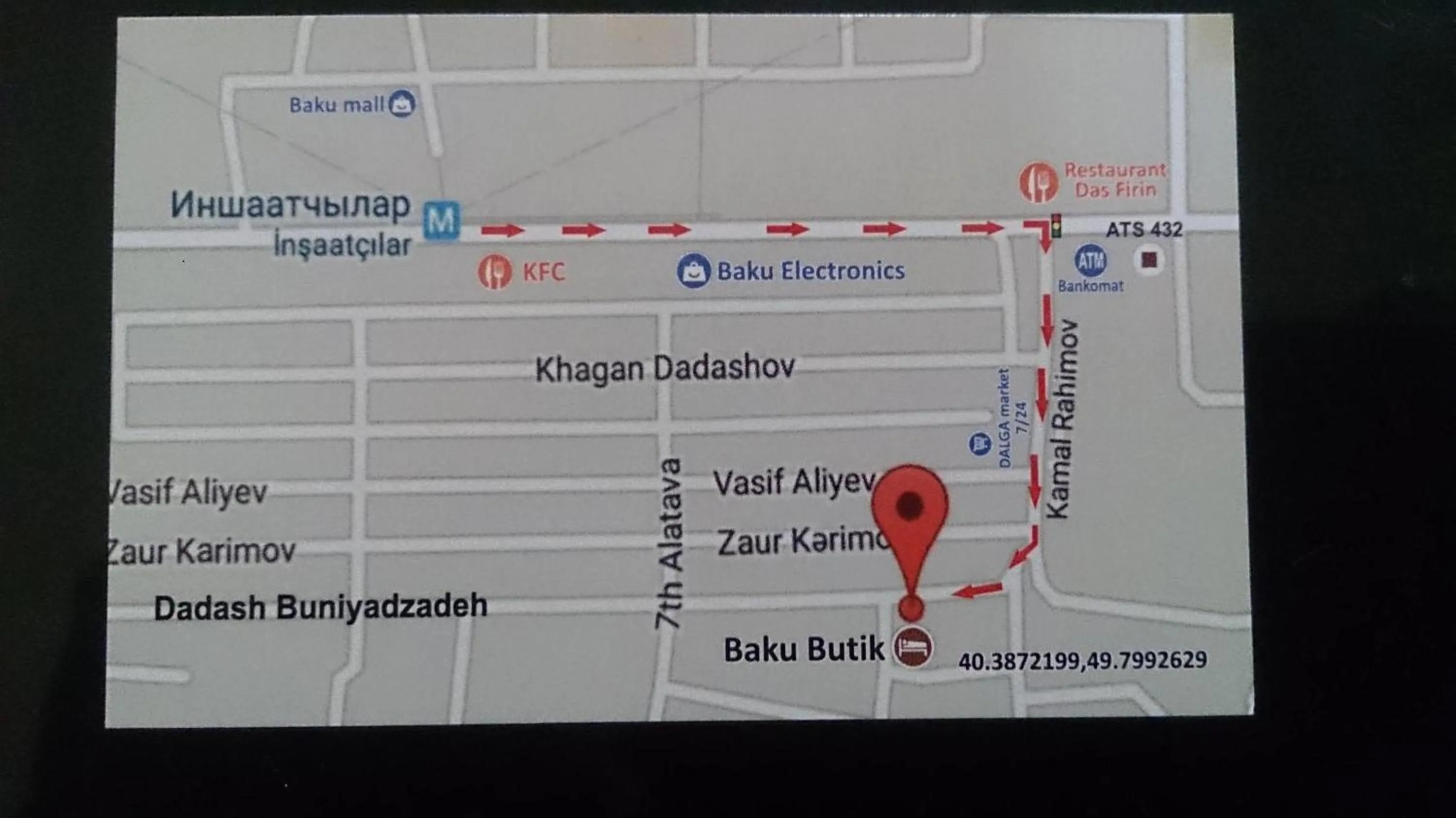 Location in Baku Butik Mini-Hotel