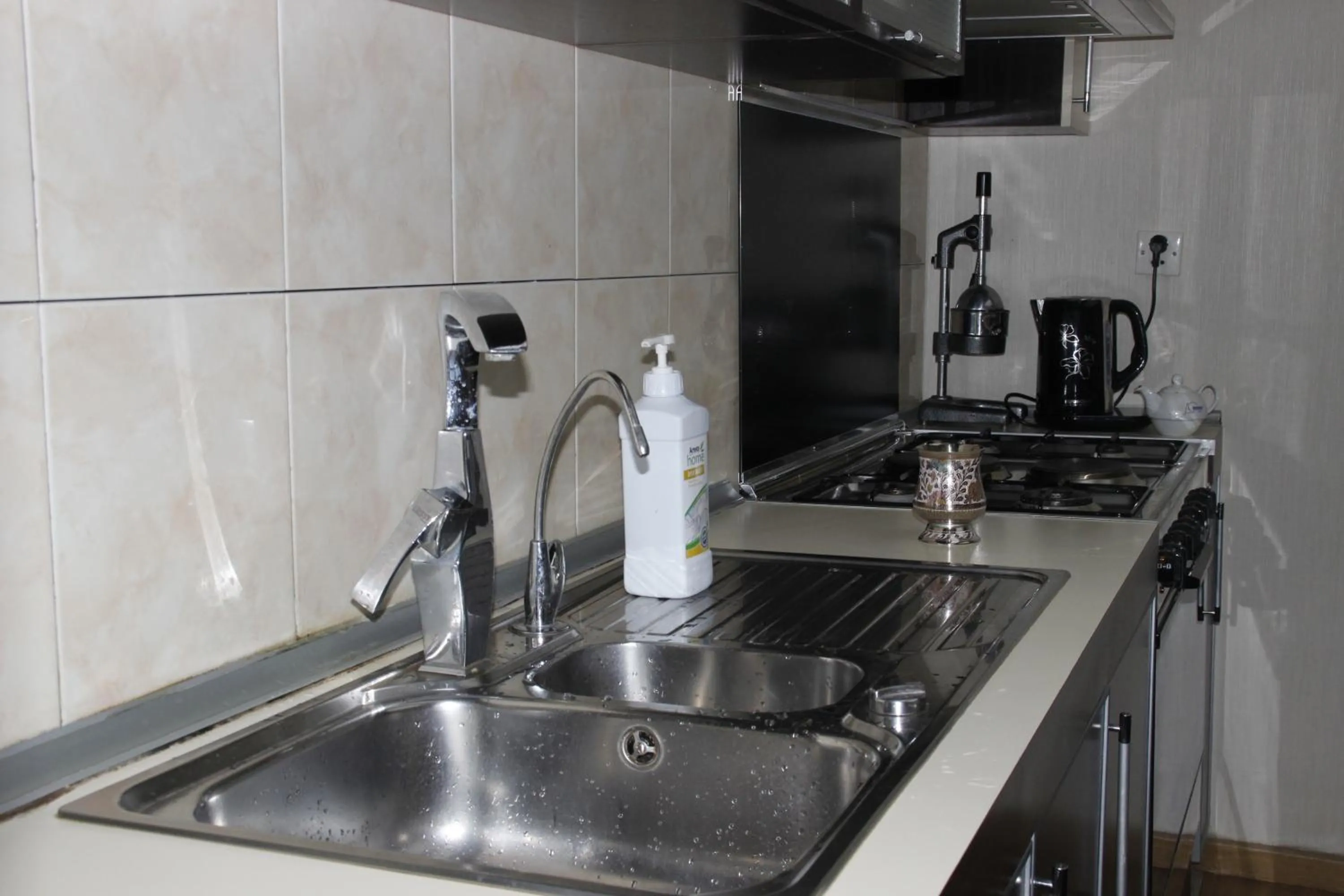 Communal kitchen in Baku Butik Mini-Hotel