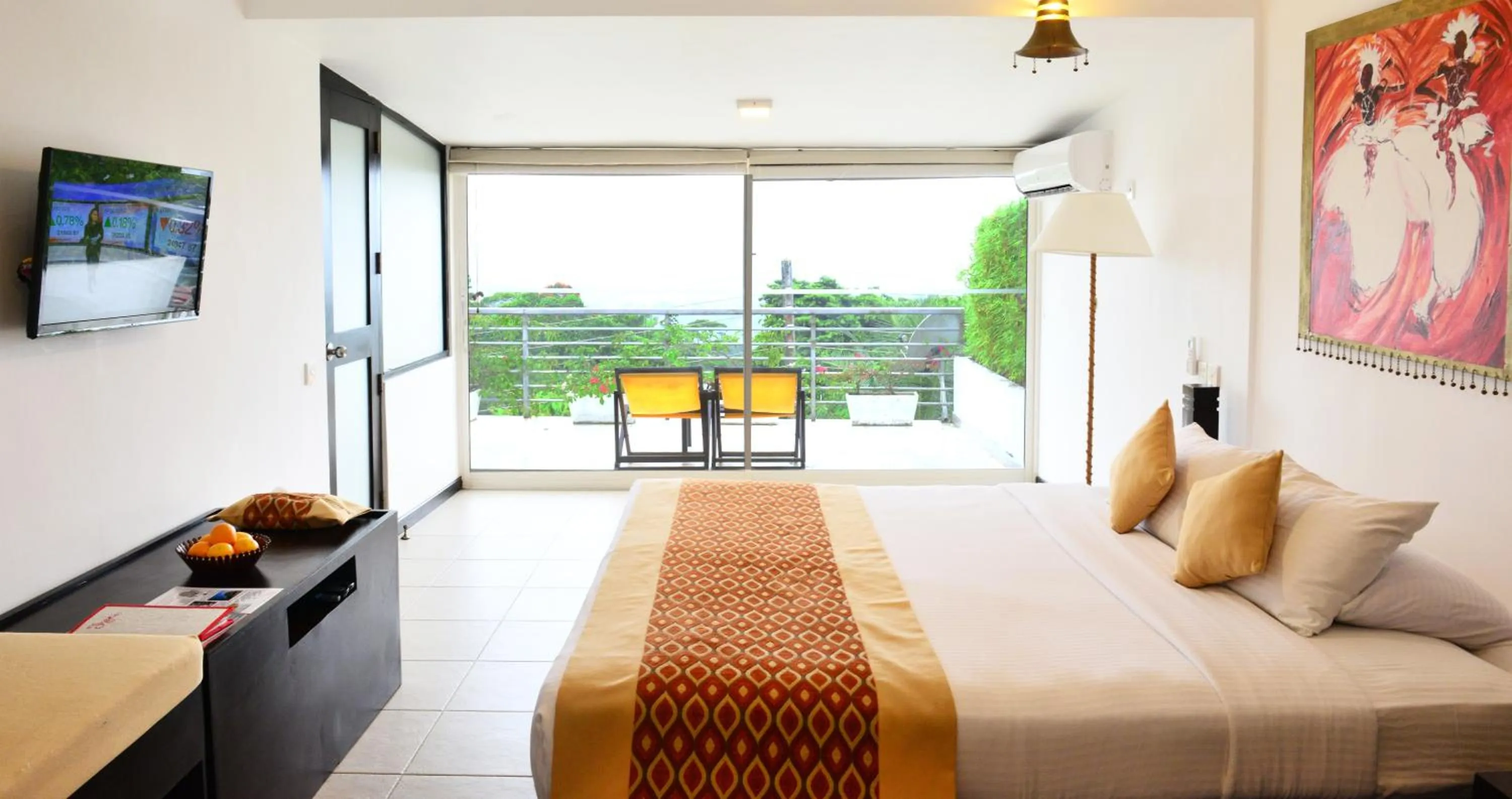 Bed in The Theva Residency