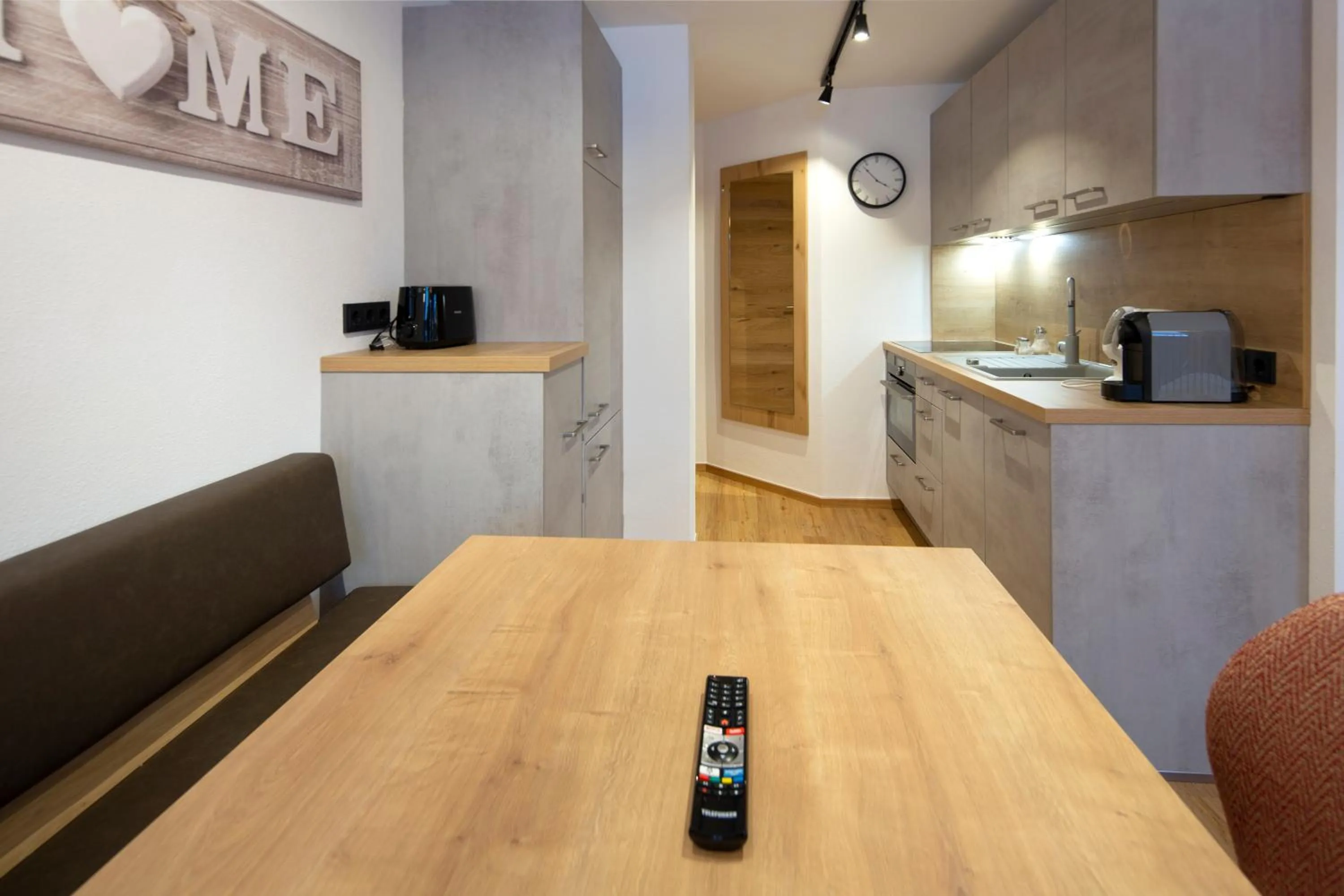 Kitchen or kitchenette in Hotel Gasthof Obermair