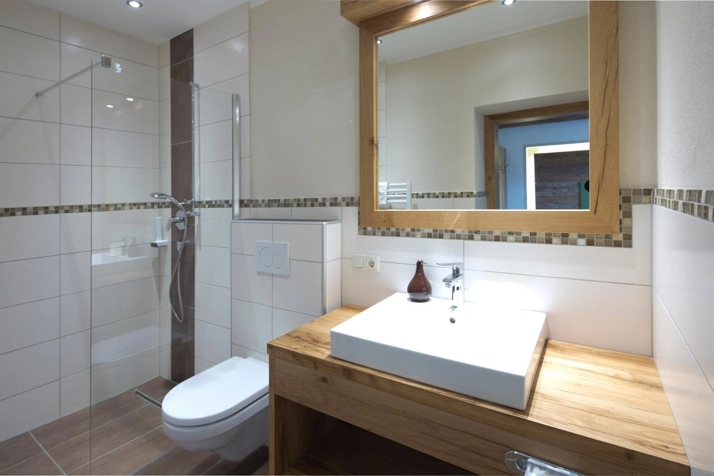 Bathroom in Hotel Gasthof Obermair