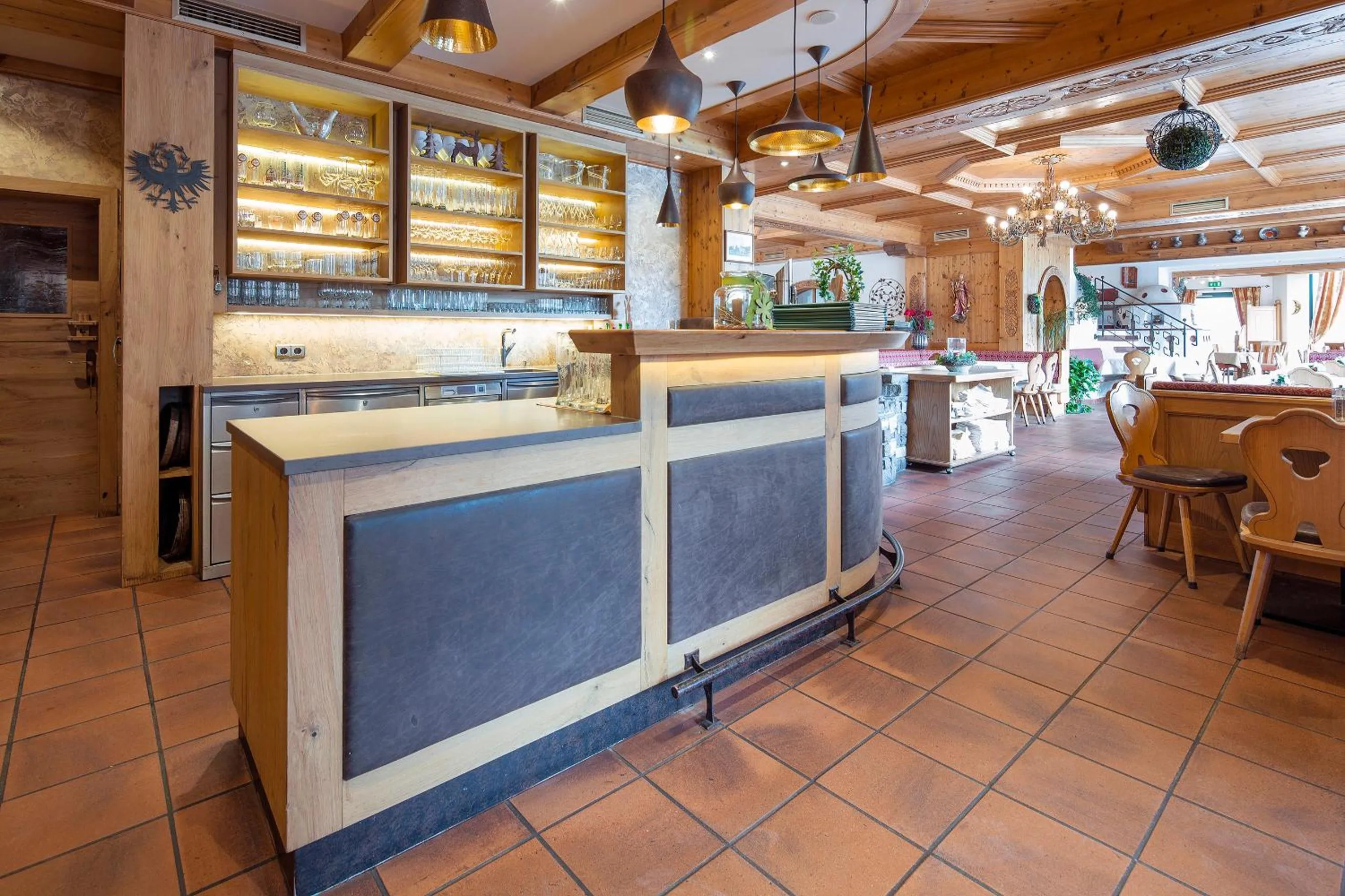 Restaurant/places to eat in Hotel Gasthof Obermair