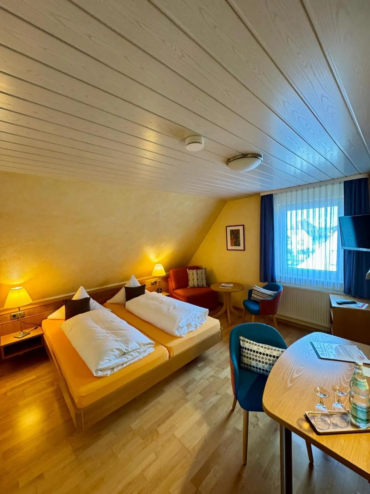 Bedroom, Bed in Hotel-Restaurant Gasthof Adler