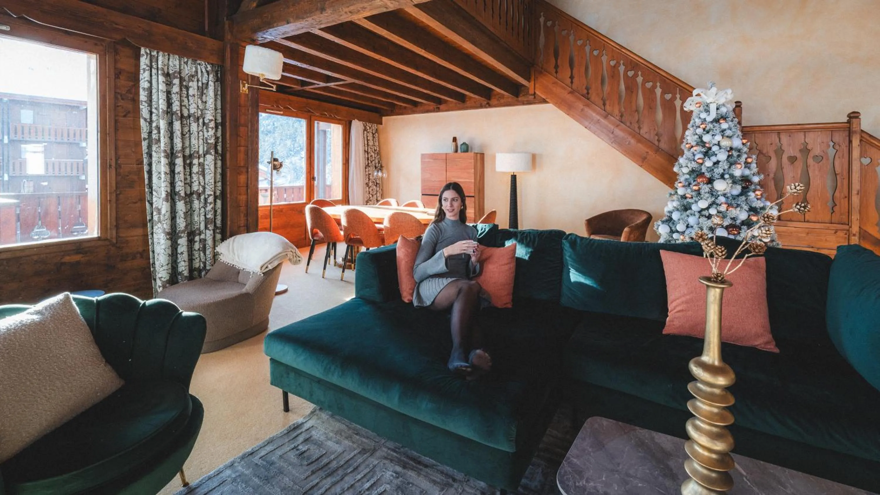 Living room in Hotel Mont Vallon