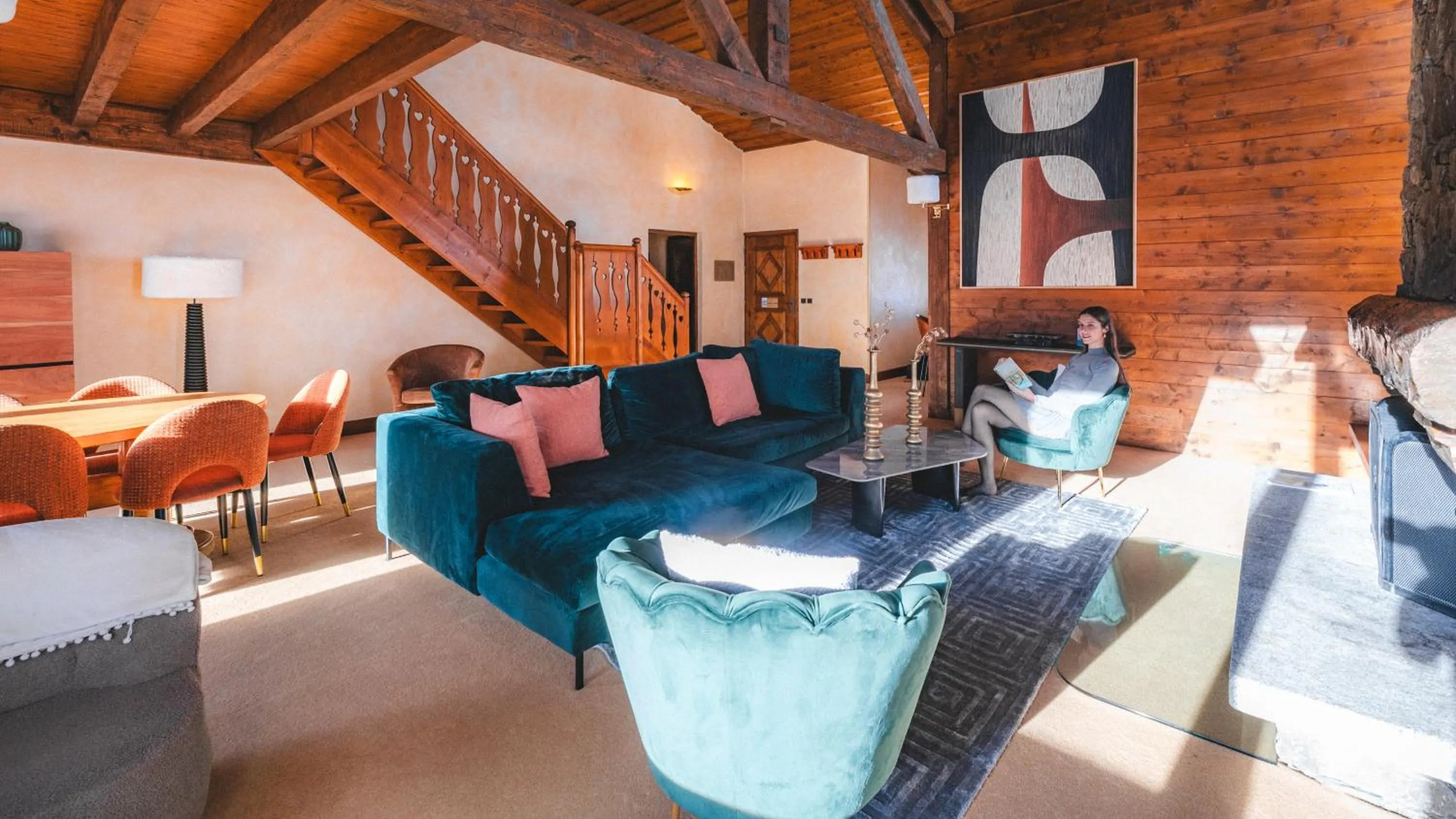 Living room in Hotel Mont Vallon