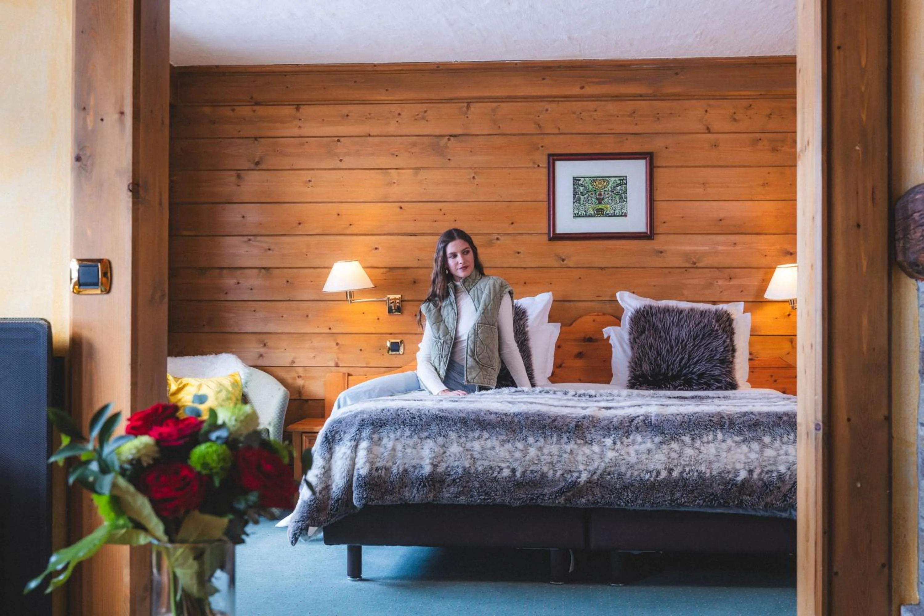 Bedroom, Bed in Hotel Mont Vallon