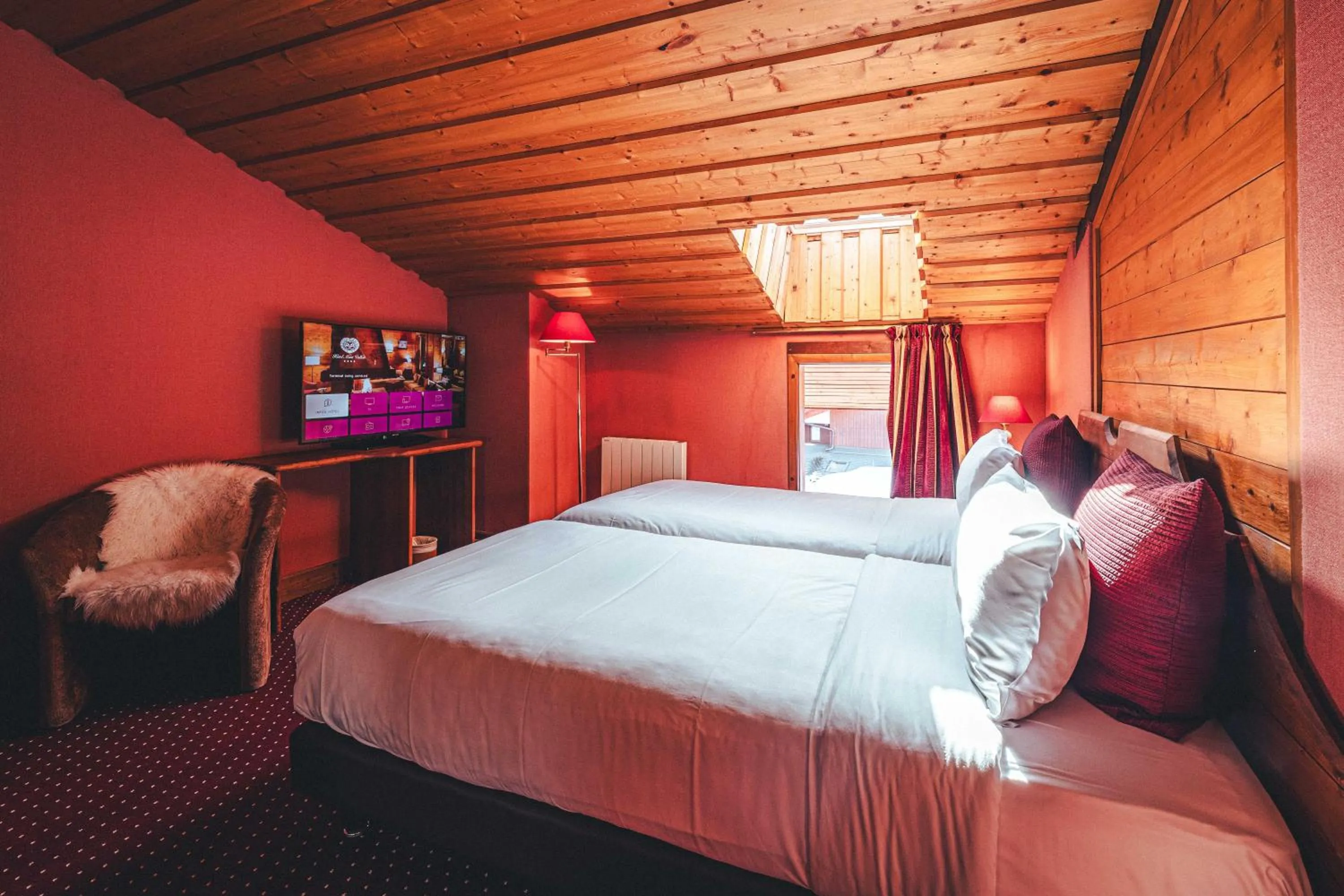 Bed in Hotel Mont Vallon