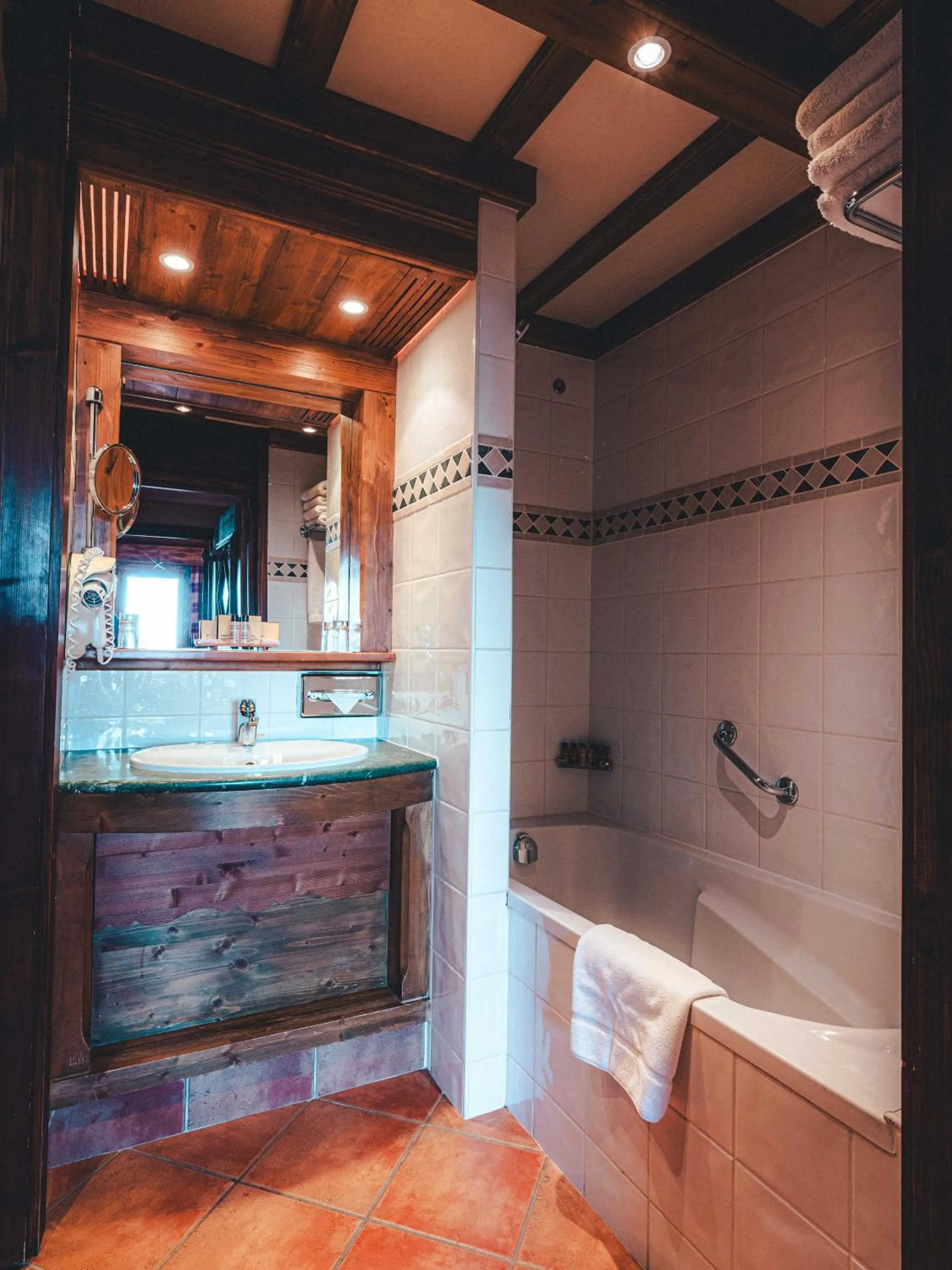 Bathroom in Hotel Mont Vallon