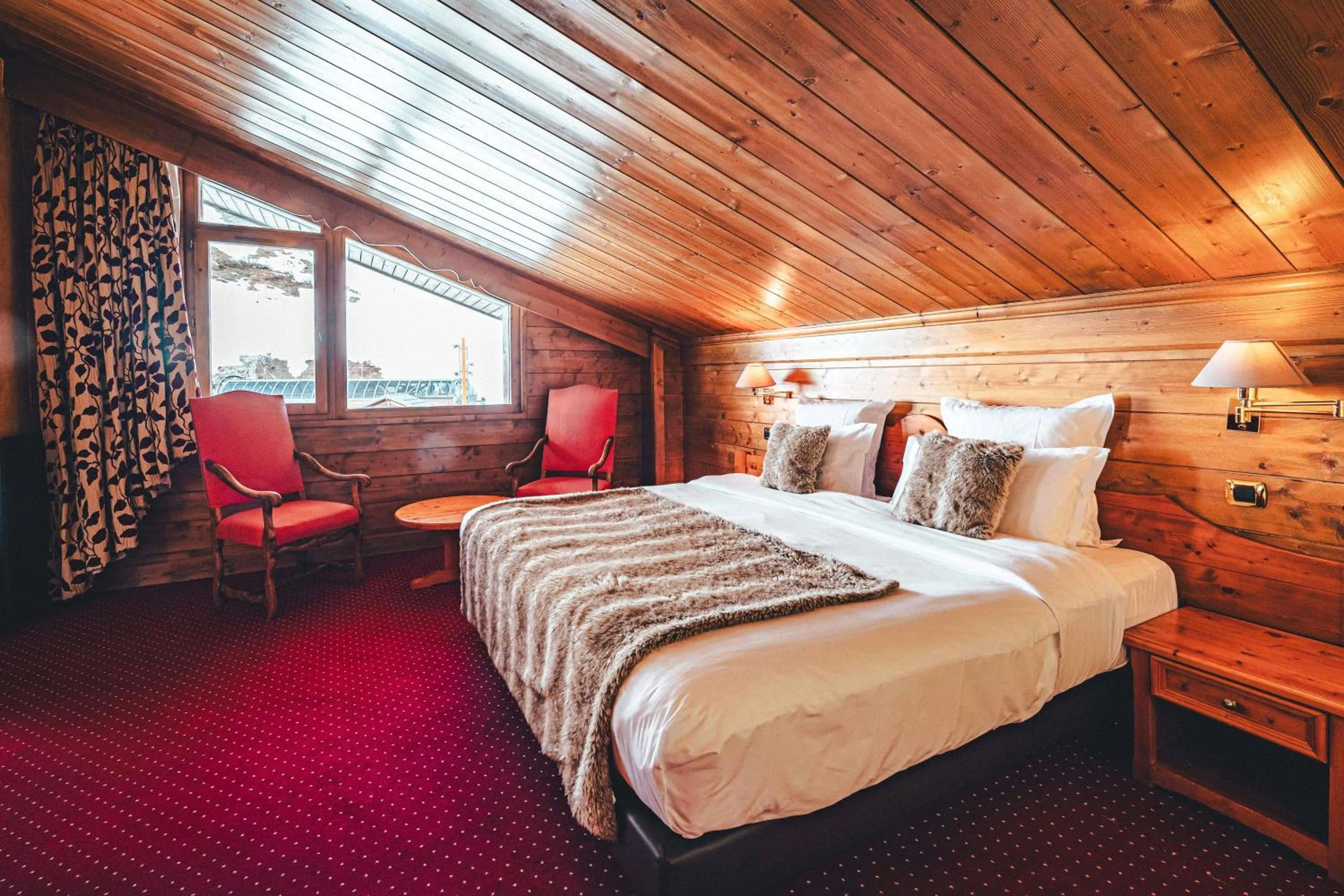 Bed in Hotel Mont Vallon