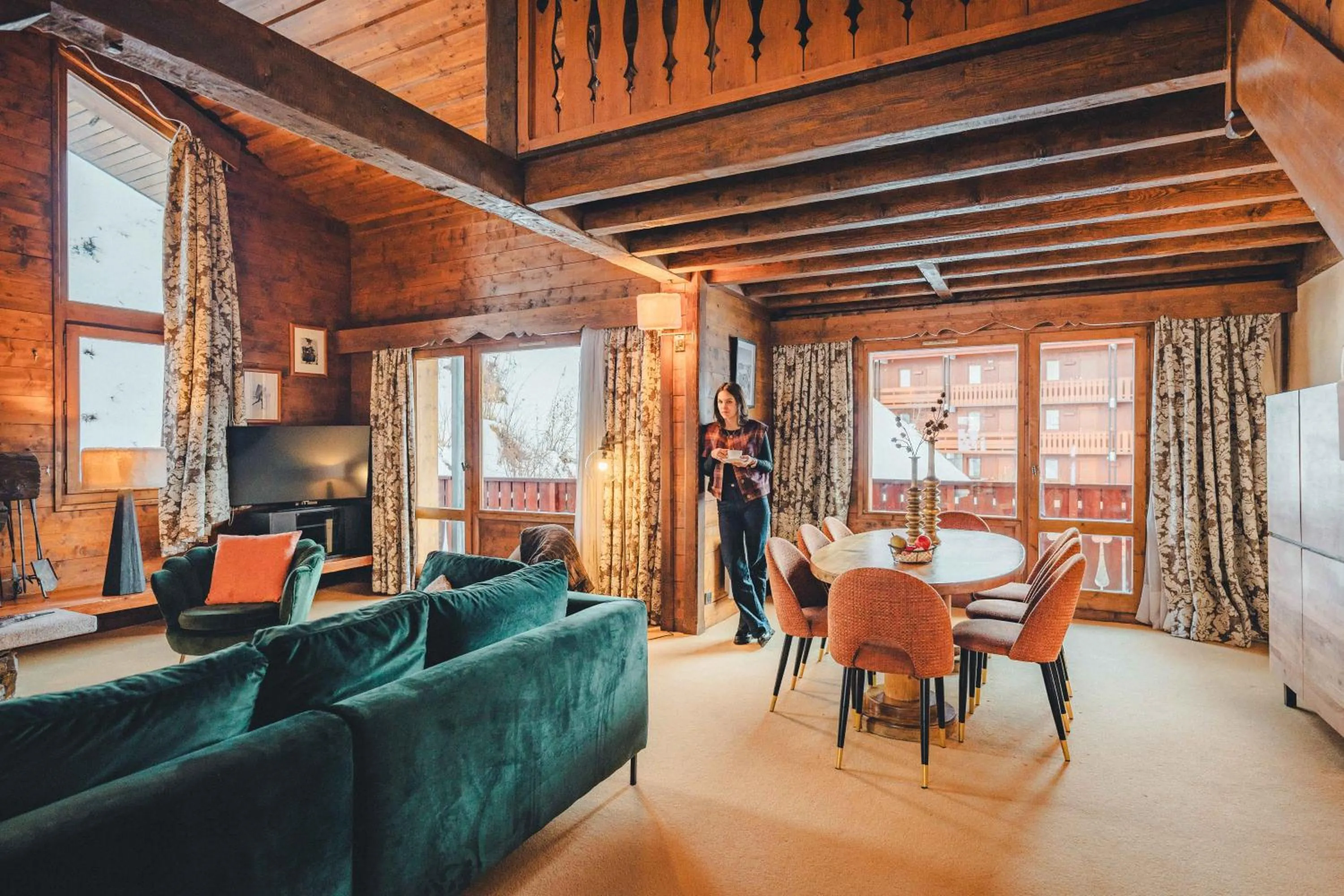 Living room in Hotel Mont Vallon