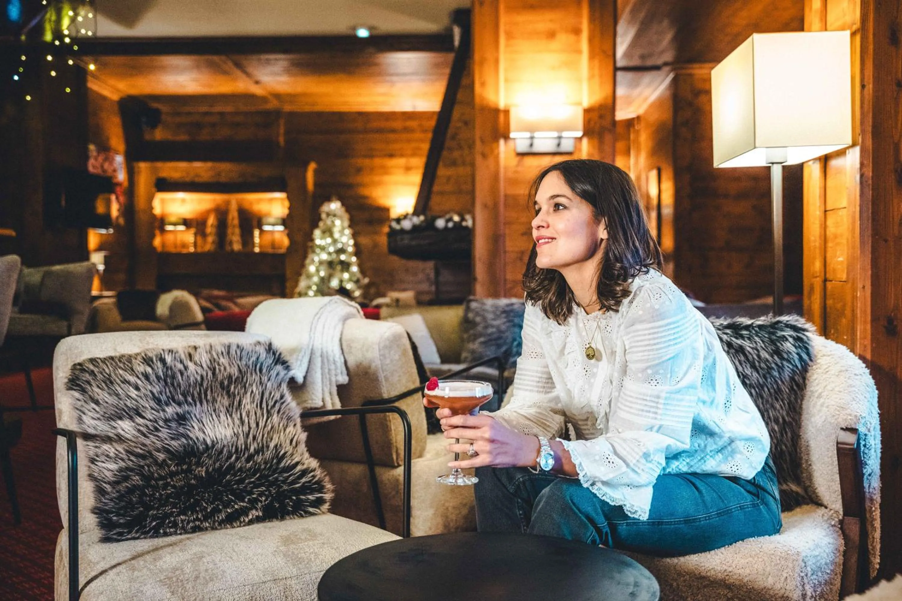 Living room in Hotel Mont Vallon