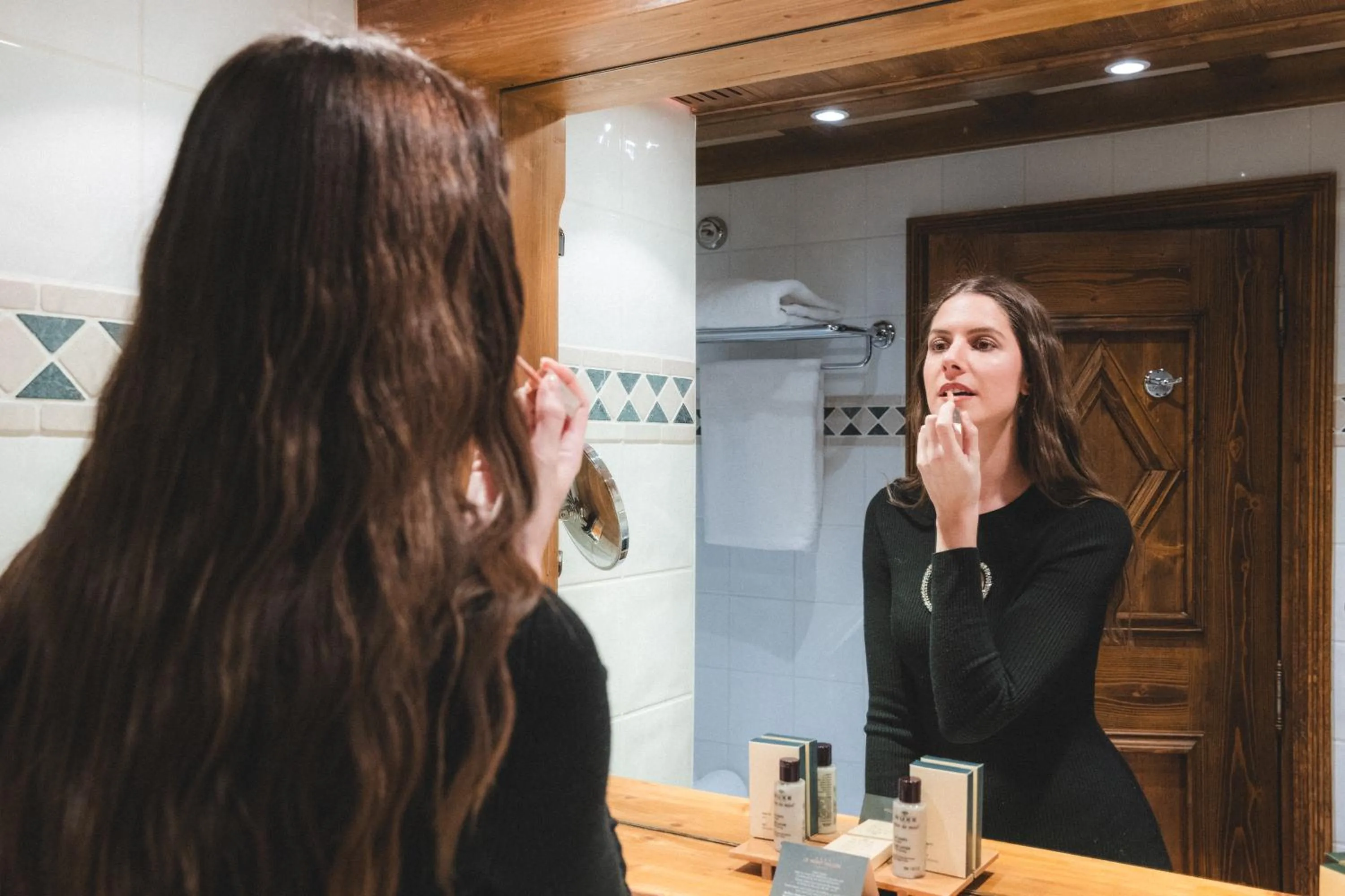 Bathroom in Hotel Mont Vallon