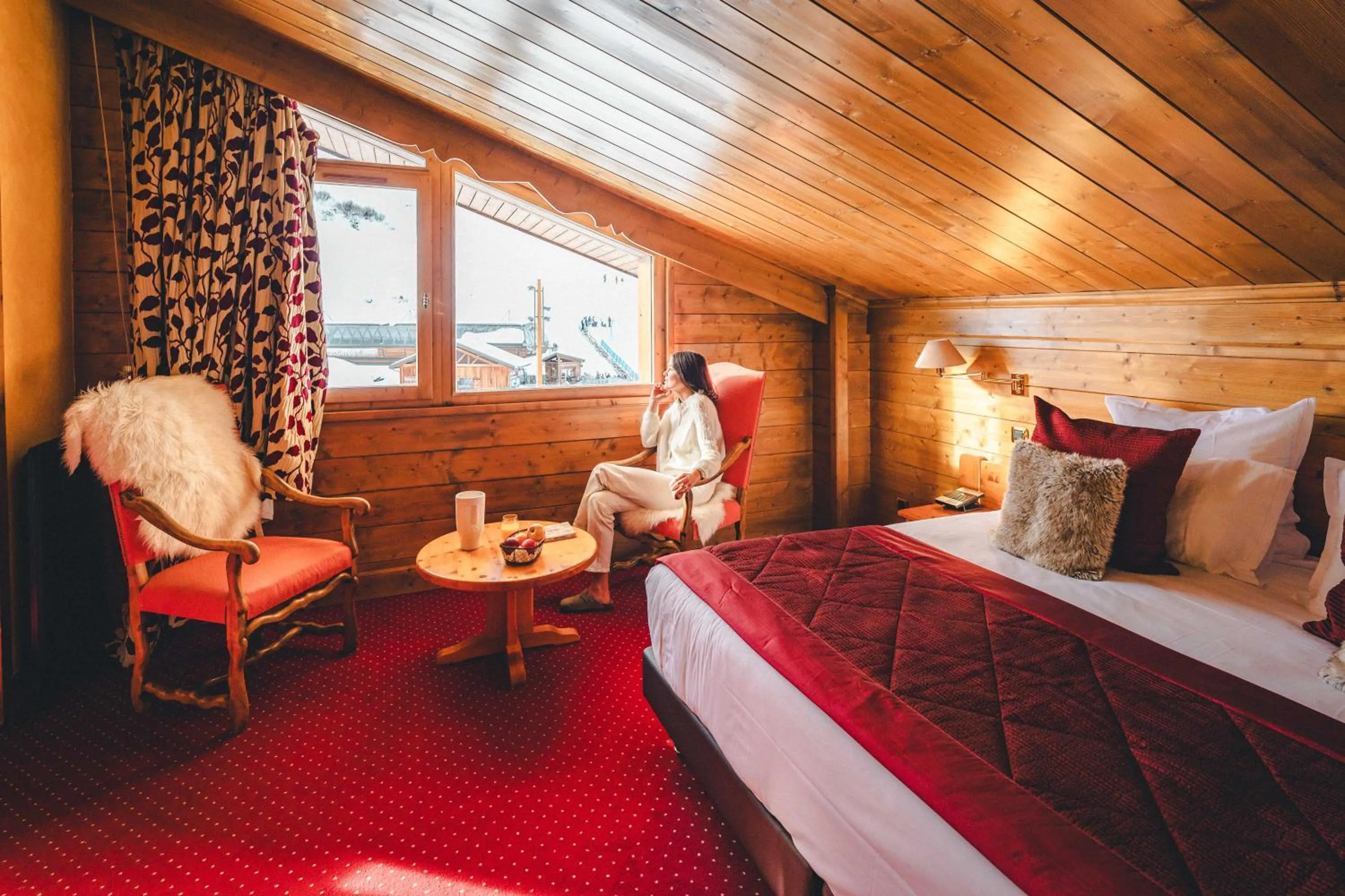 Bedroom, Bed in Hotel Mont Vallon