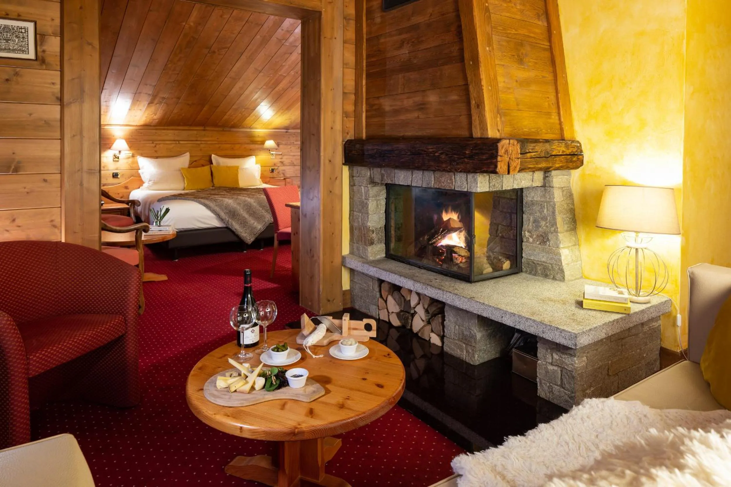 Bed in Hotel Mont Vallon