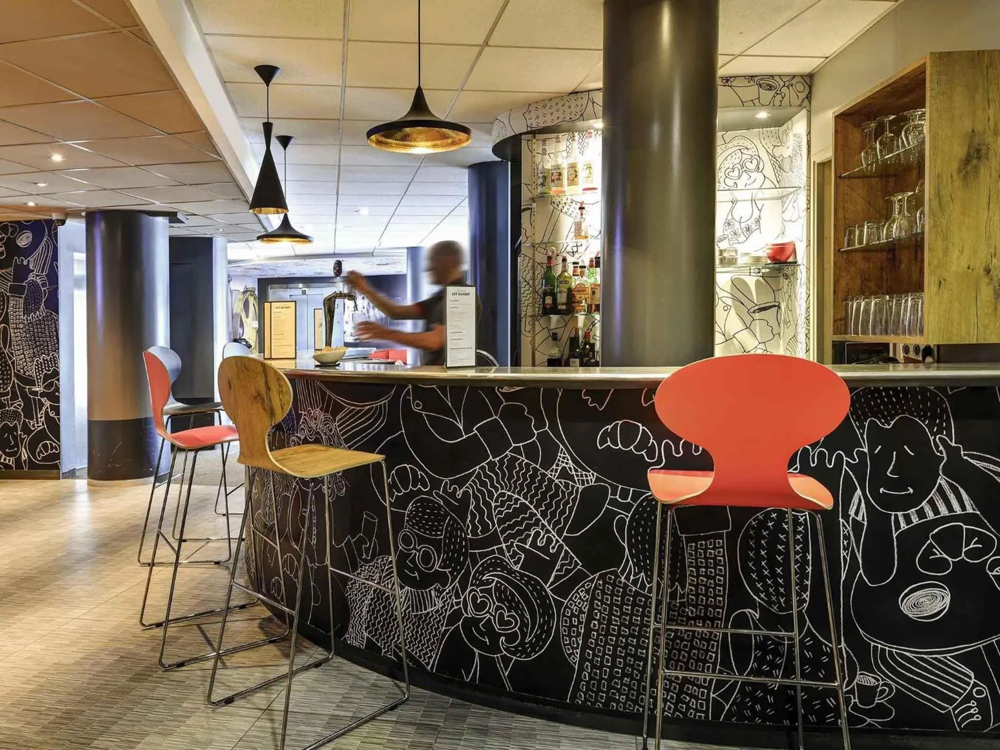 Lounge or bar in Ibis Orly Chevilly Tram 7
