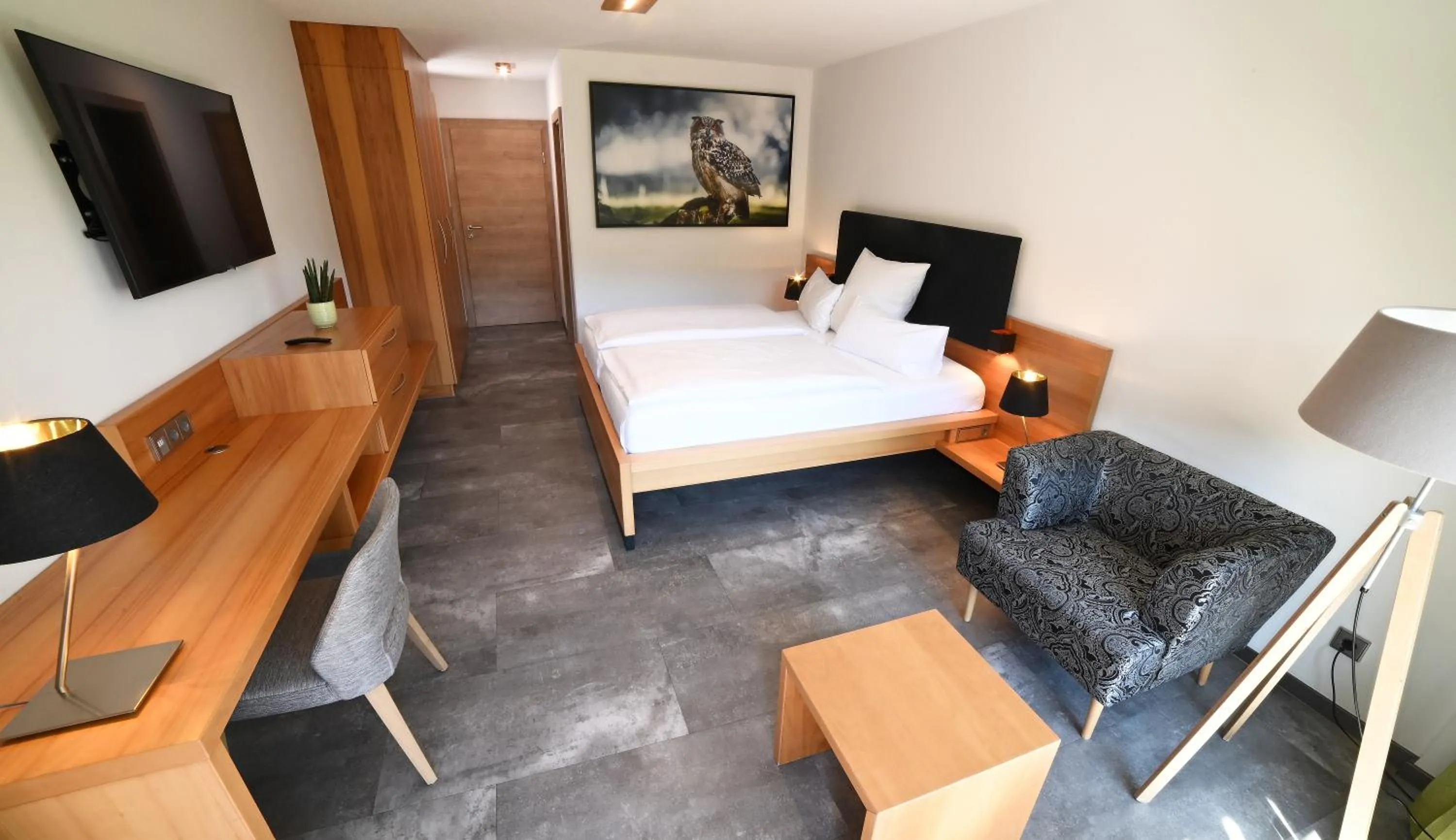 Photo of the whole room, Bed in Hotel Fuxxbau