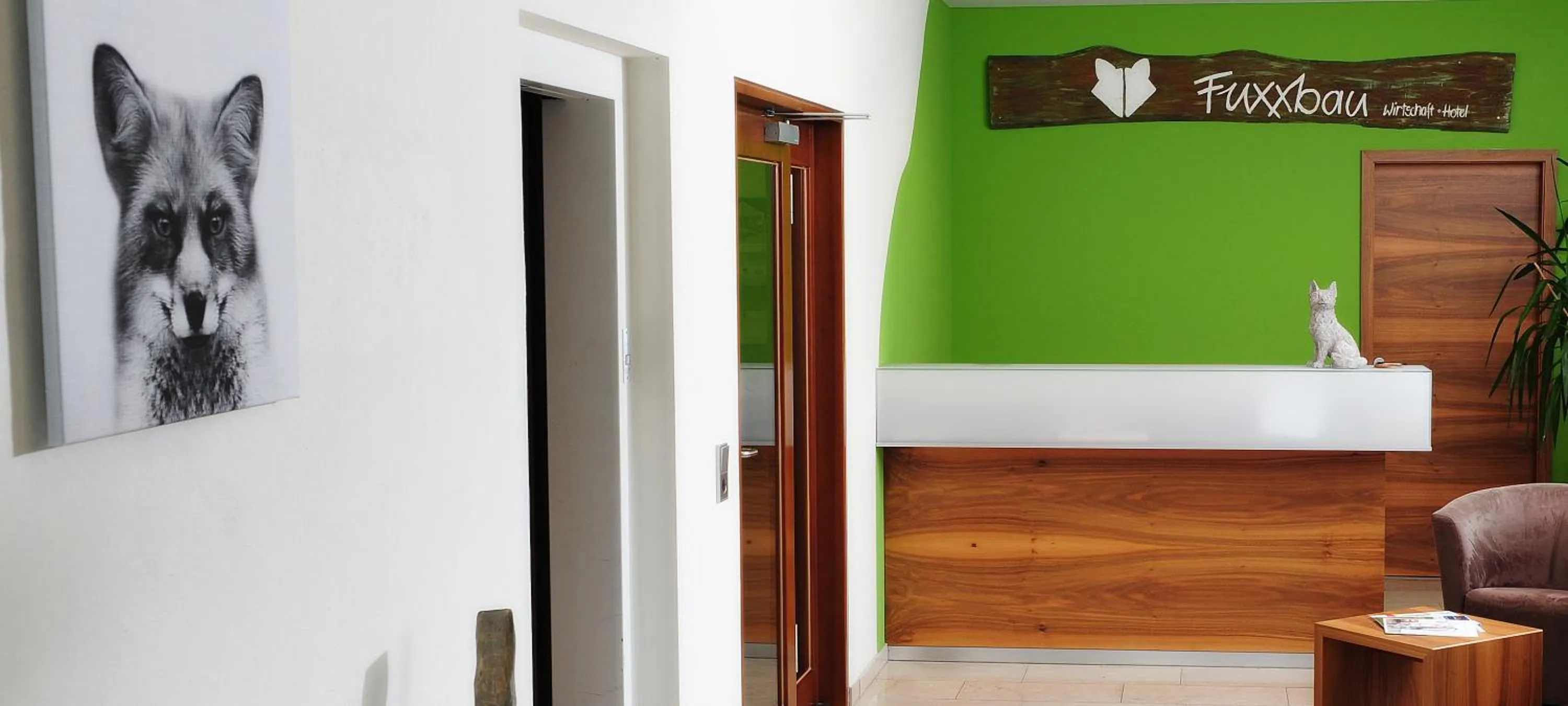 Facade/entrance in Hotel Fuxxbau