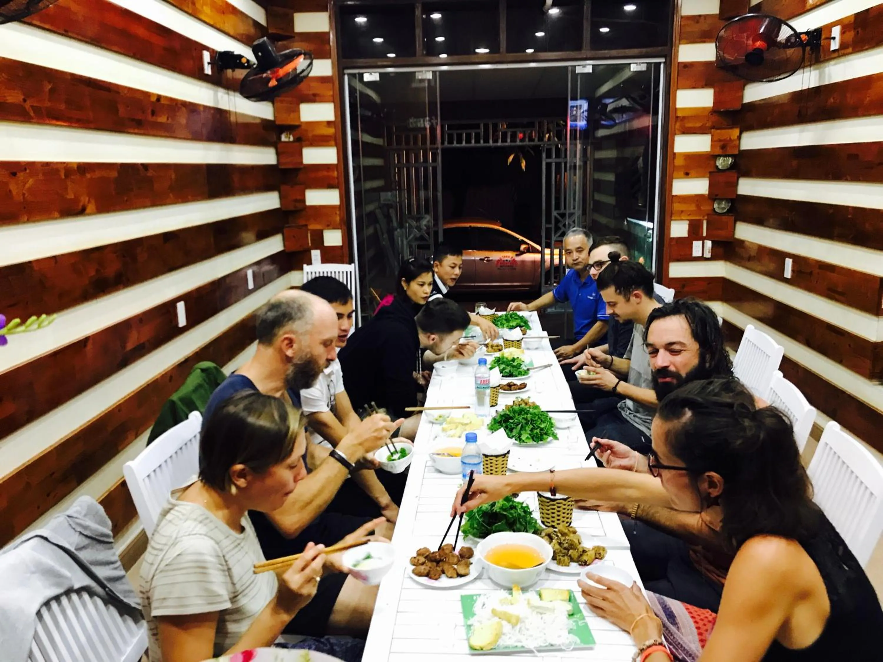 Dining area in Huong Thao 2 Hotel