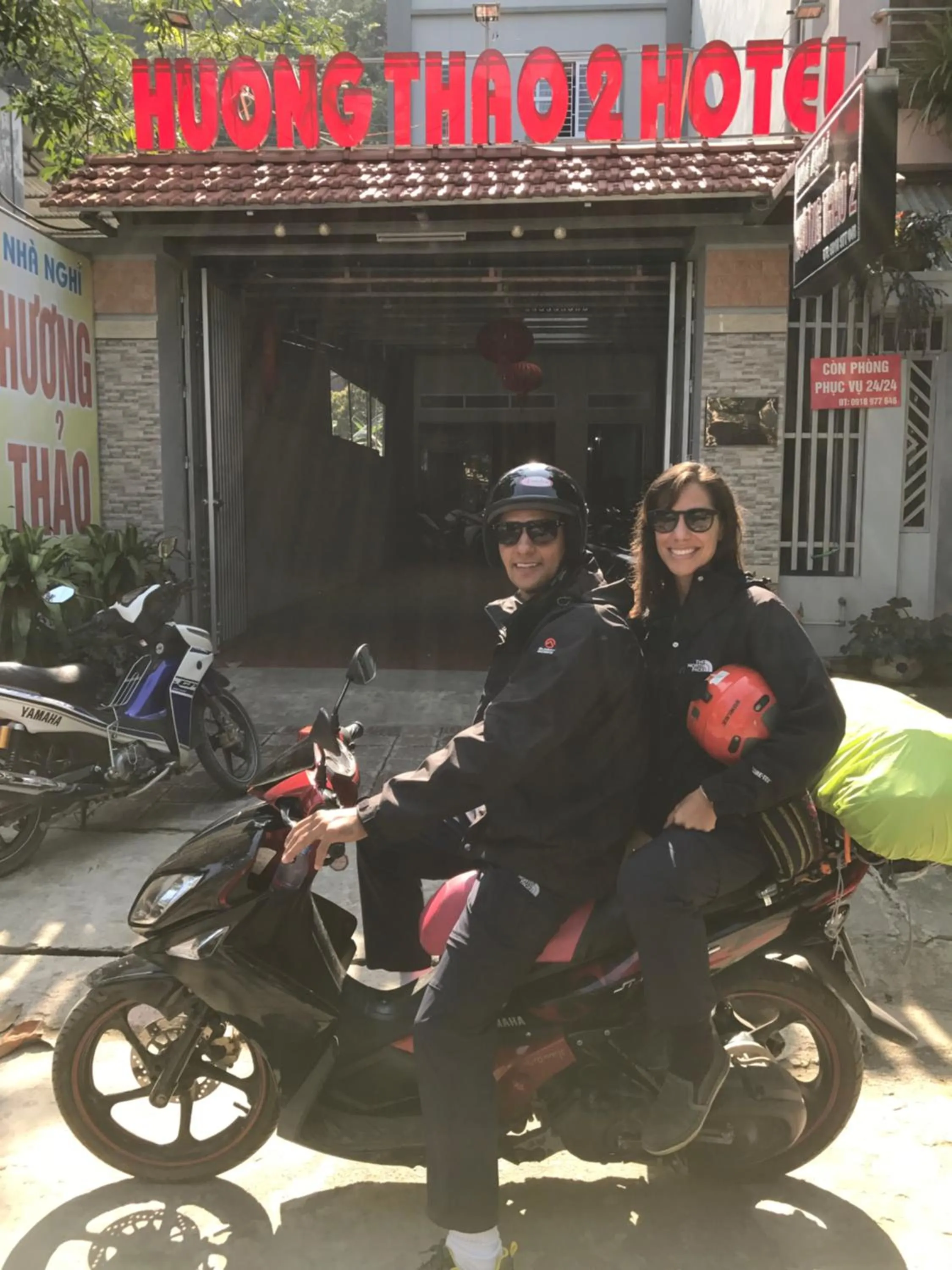 group of guests in Huong Thao 2 Hotel