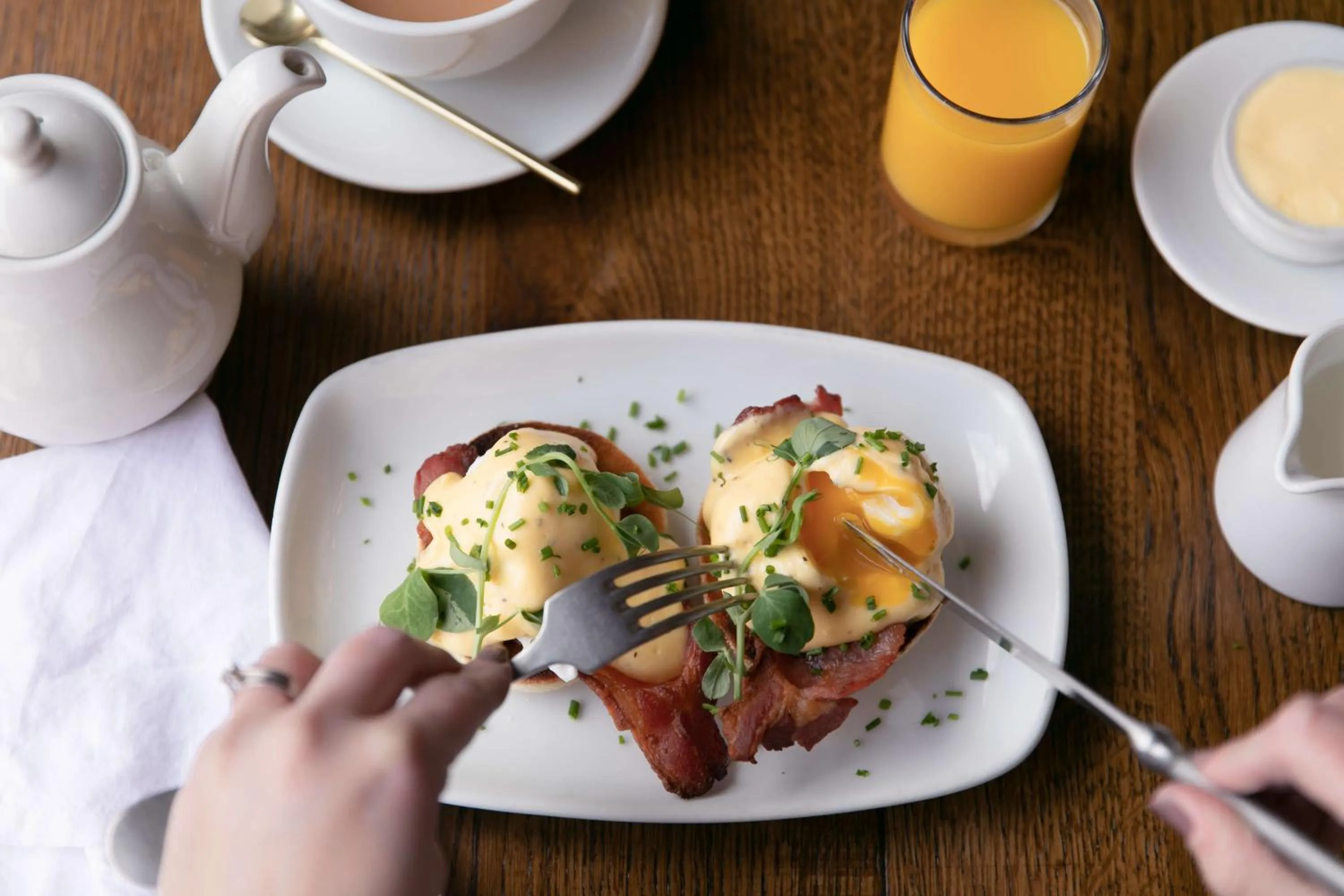 Food close-up in Rose And Crown Hotel