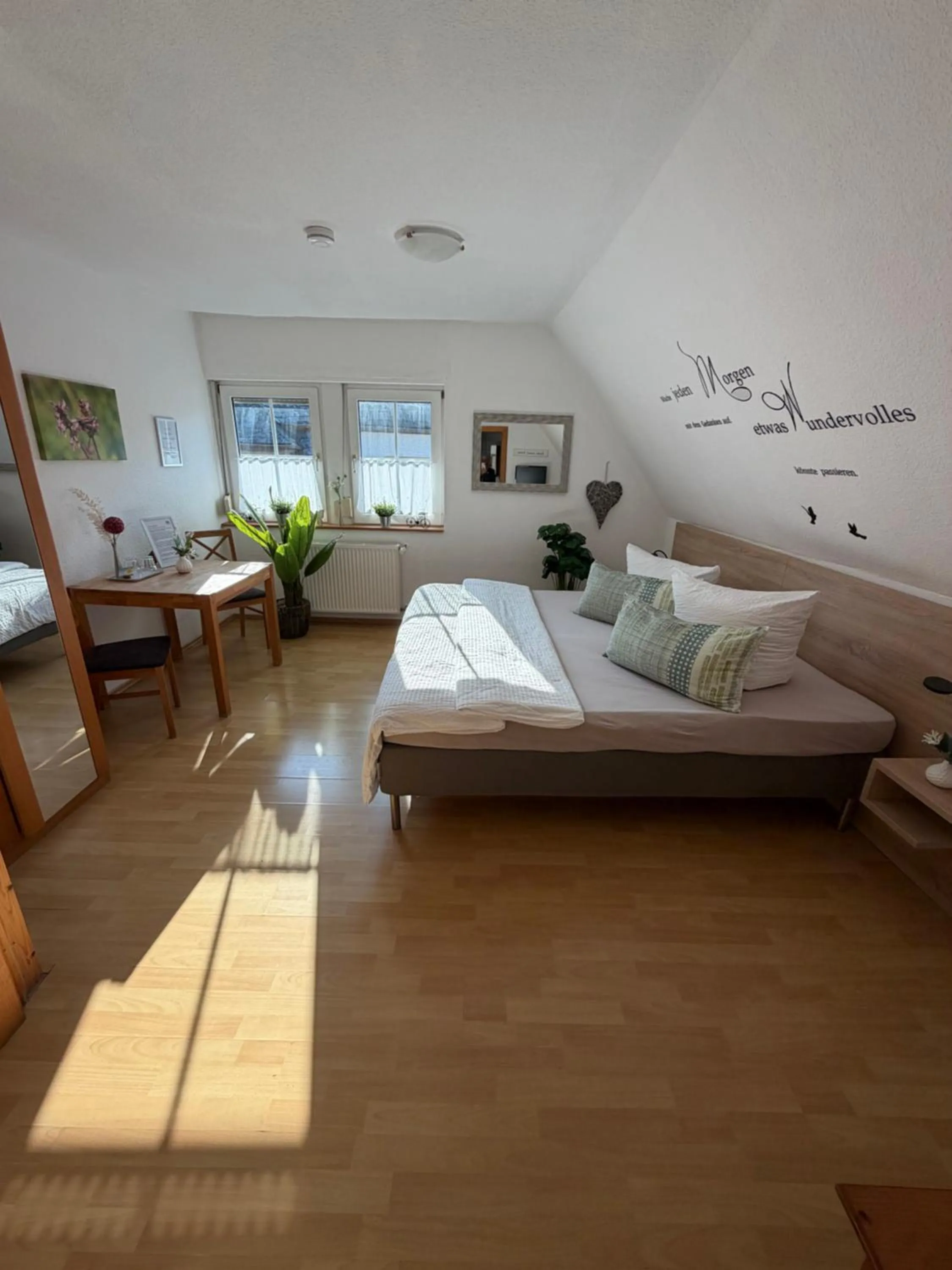 Bed in Landgasthof Zur Sonne