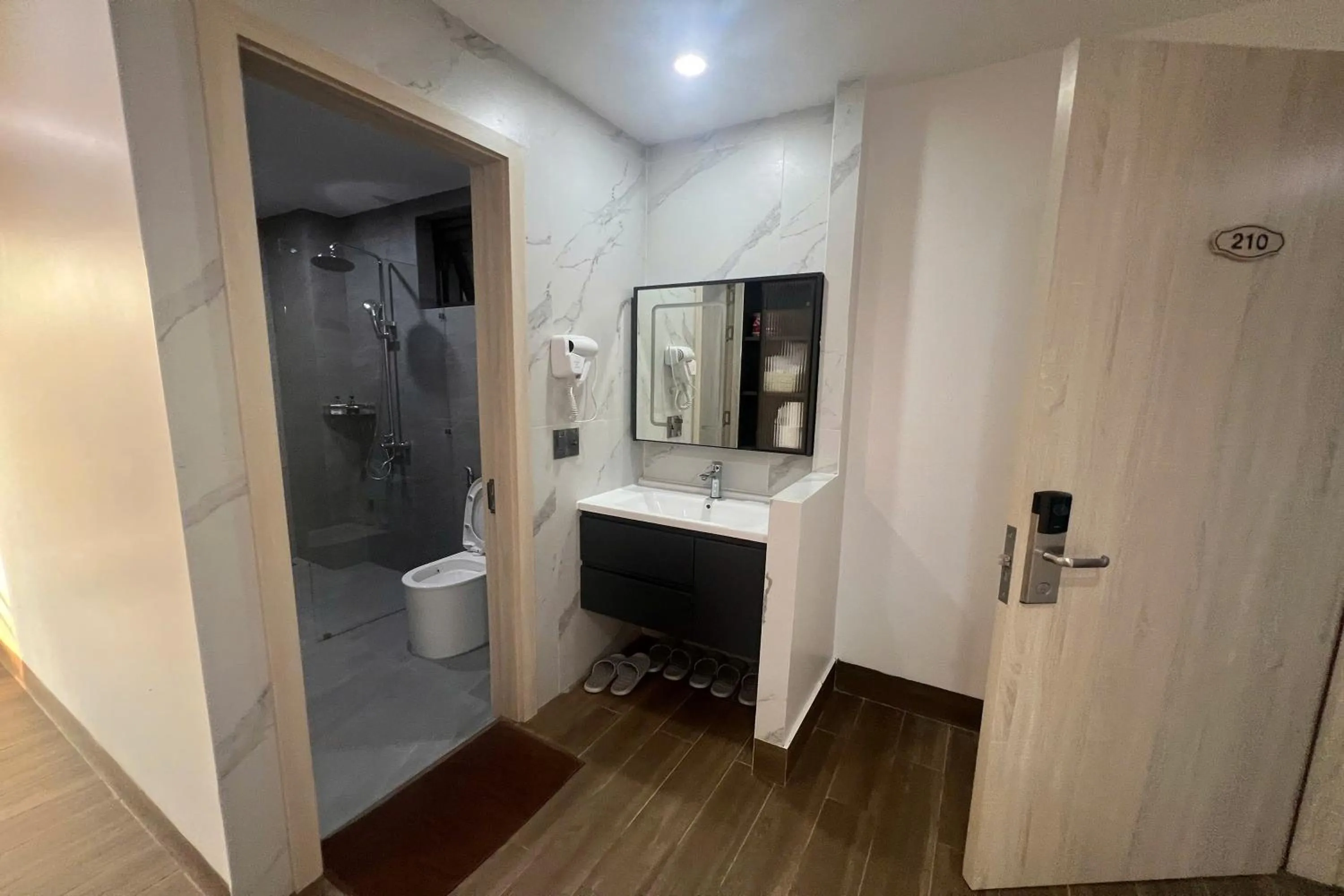 Bathroom in Thao Trang Hotel