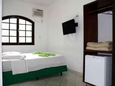 Bedroom, Bed in Hotel Chalé São Jorge