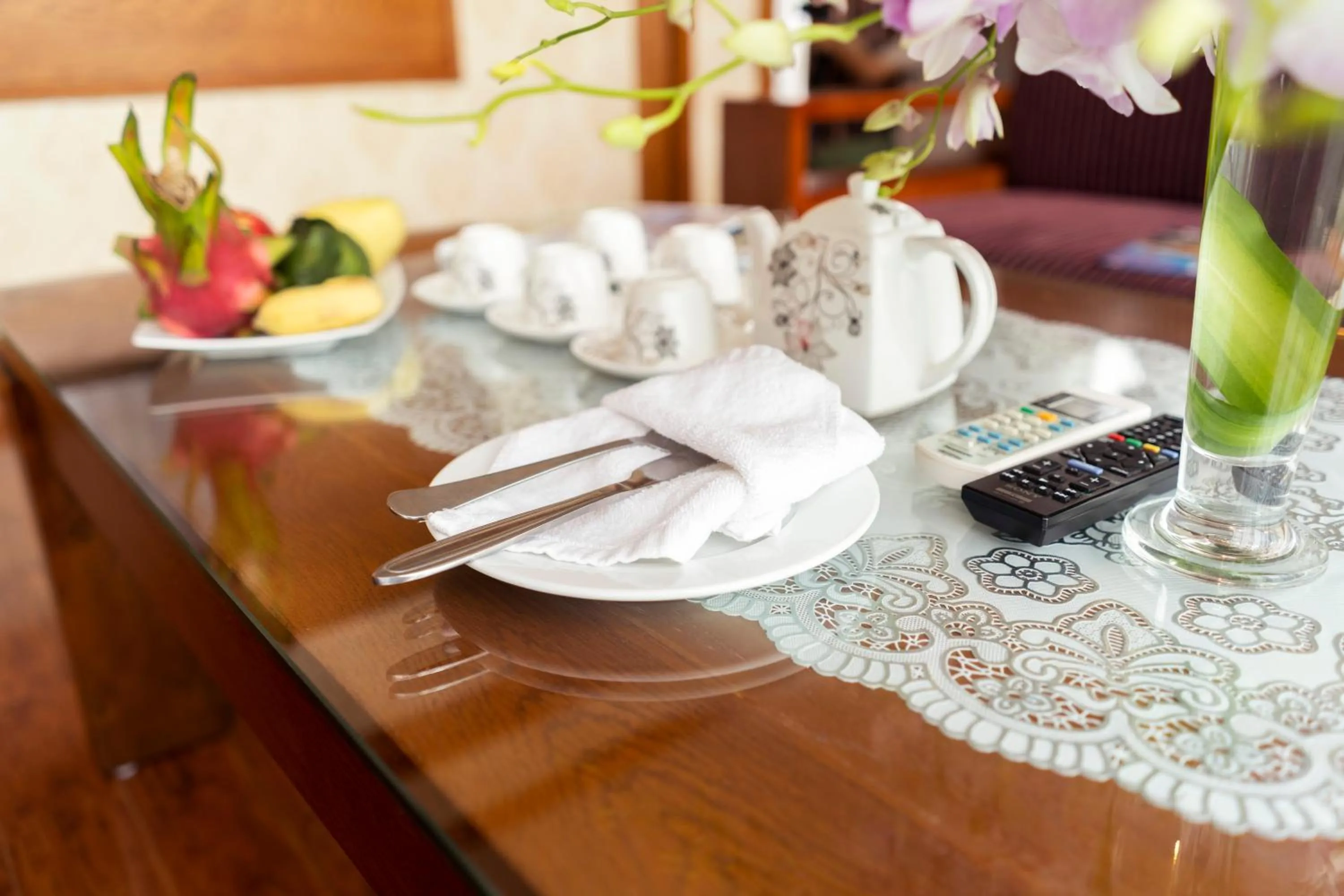 Seating area in Phuong Anh Hotel 2 Hai Duong