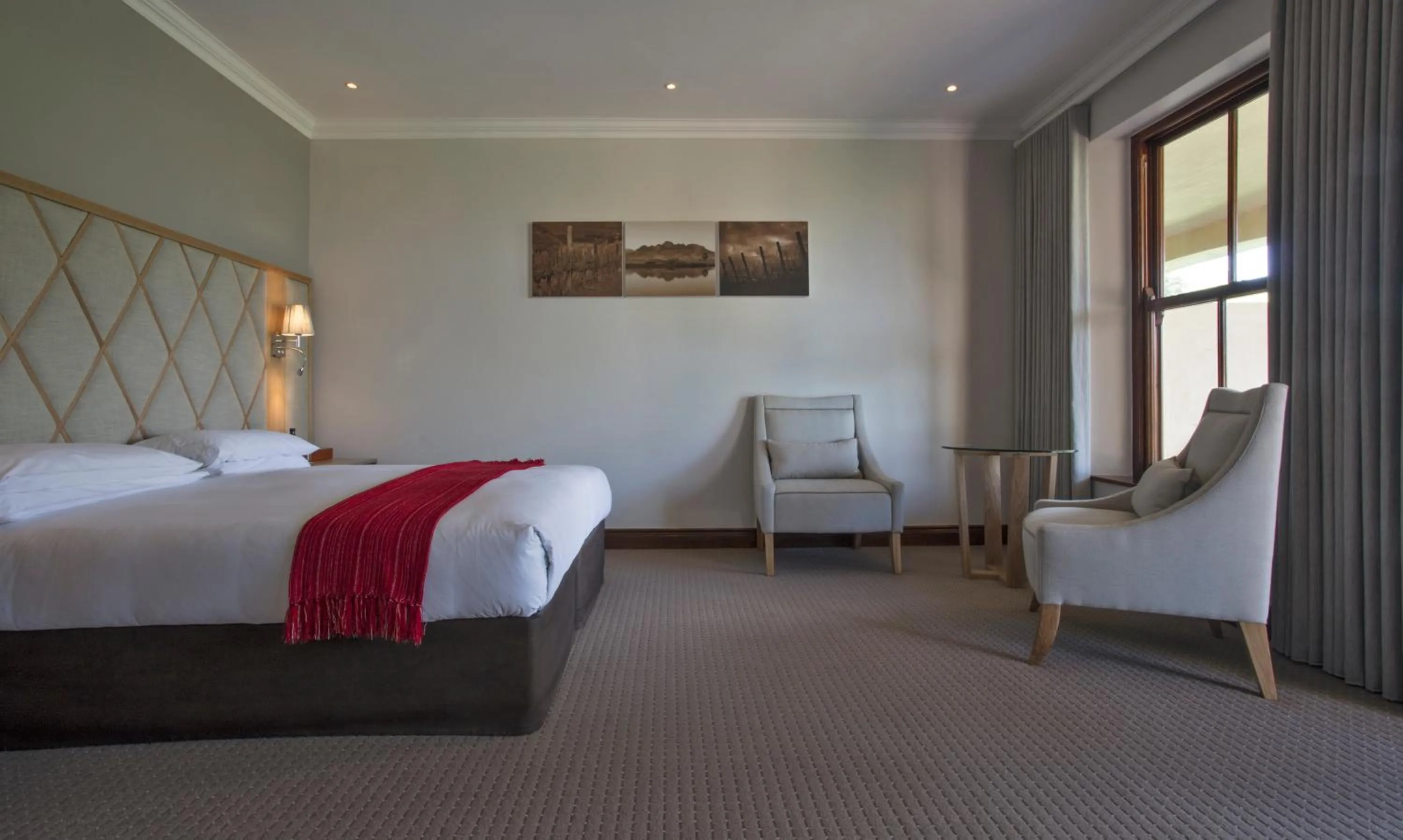 Bed in ASARA Wine Estate & Hotel