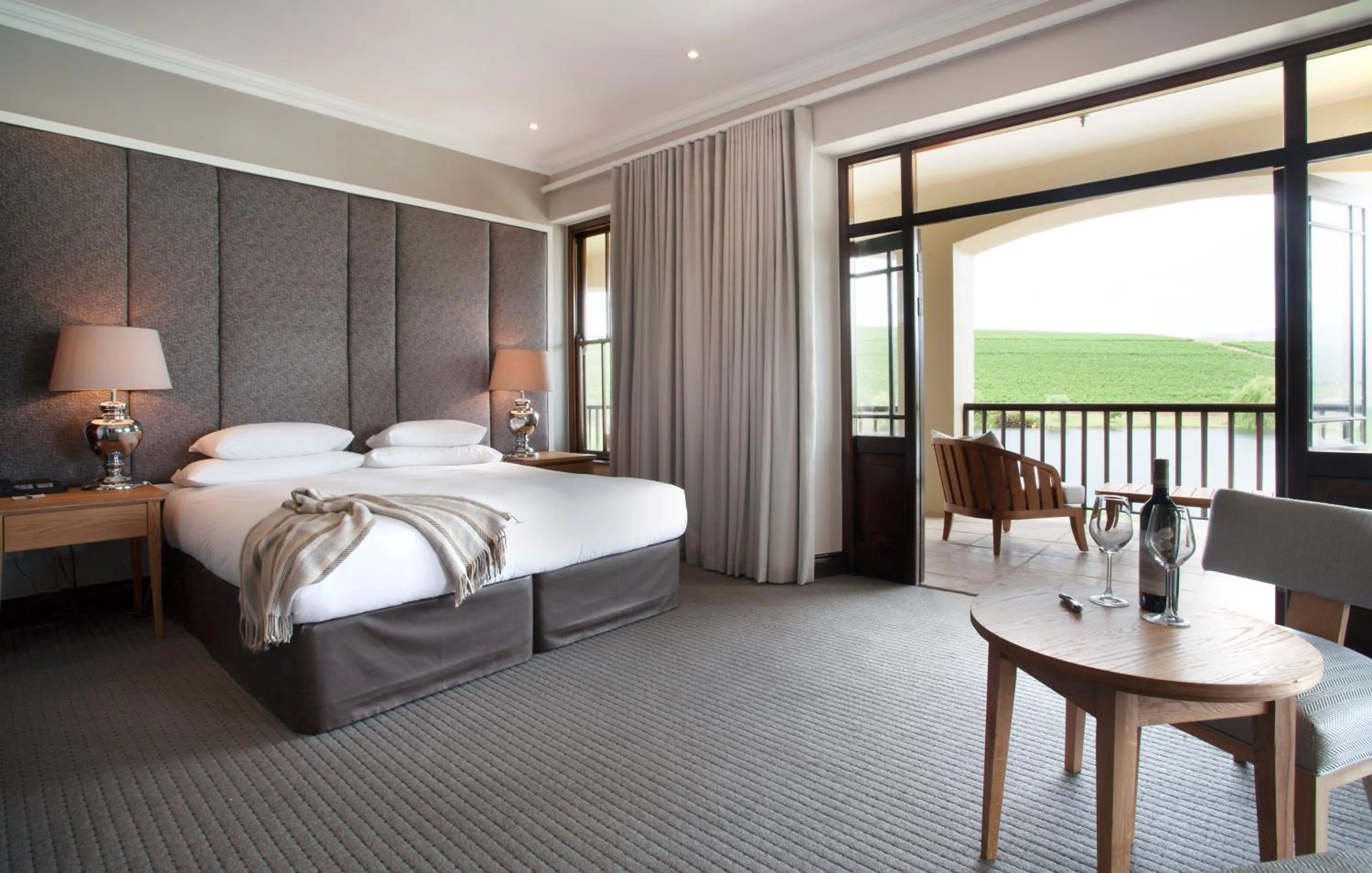 Bed in ASARA Wine Estate & Hotel